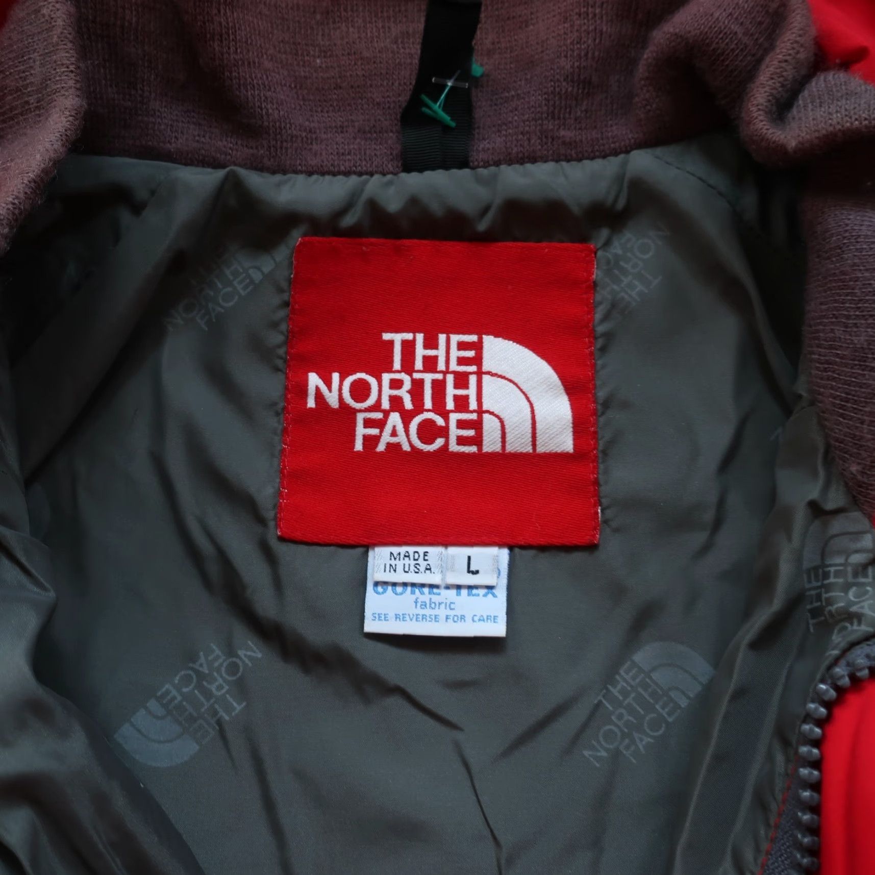 The North Face VINTAGE The North Face Jacket Mountain Parka Mens Large Red 80s Made in USA Size US L / EU 52-54 / 3 - 3 Thumbnail