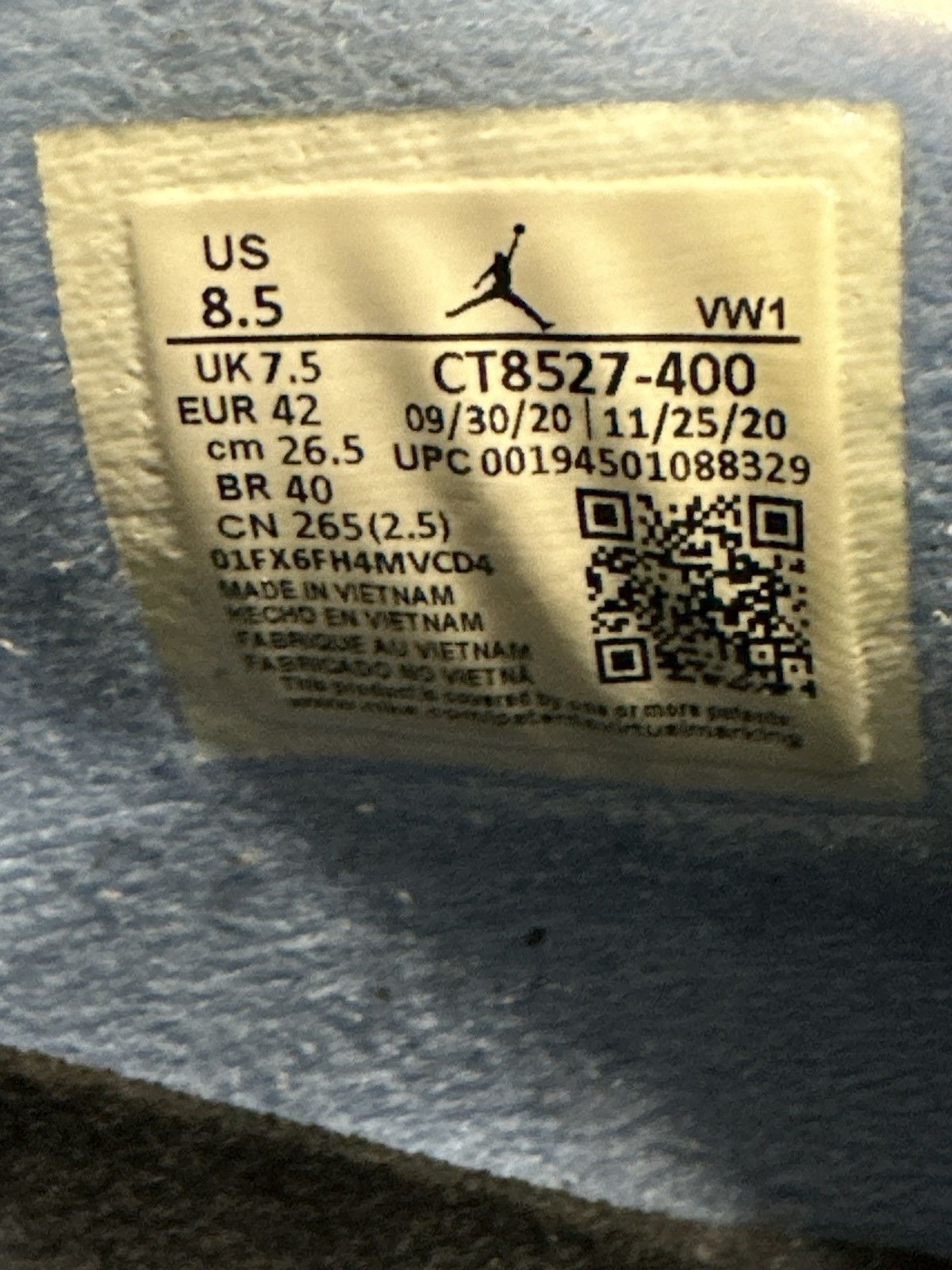 Jordan Brand Air Jordan 4 Retro ‘University Blue’ Size US 8.5 / EU 41-42 - 8 Thumbnail
