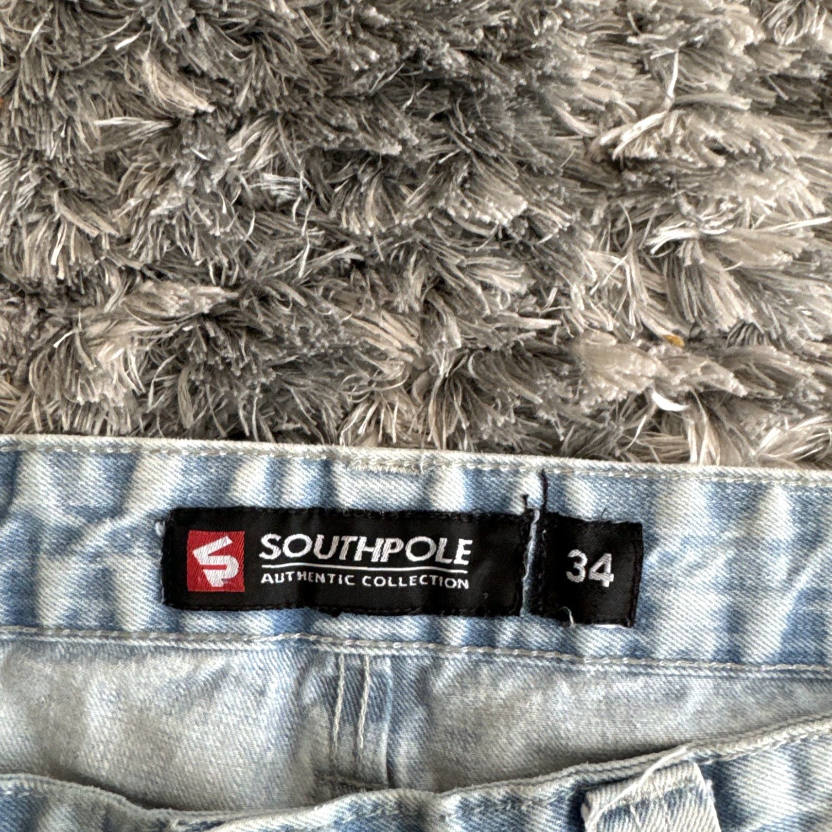 Southpole Southpole Jean Shorts Embroidered Art Cargo Blue 34 Men Regular Size 34 Stains 90s Y2K Vintage Mens Size US 34 / EU 50 - 7 Thumbnail