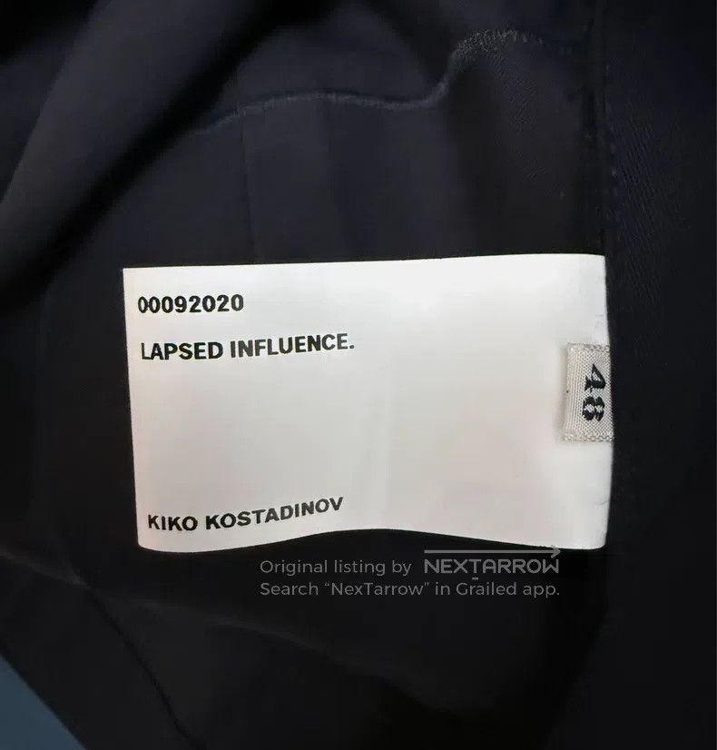 Kiko Kostadinov Kiko Kostadinov 00092020 TRIPLE DART MOBILE ZIP JACKET blu Size US M / EU 48-50 / 2 - 4 Thumbnail