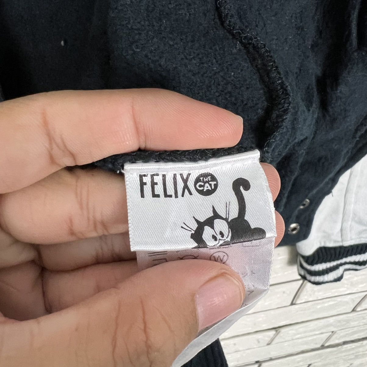 Felix MOONEYES Felix The Cat Big Logo Varsity Jacket #4286-C195 Size US M / EU 48-50 / 2 - 19 Thumbnail