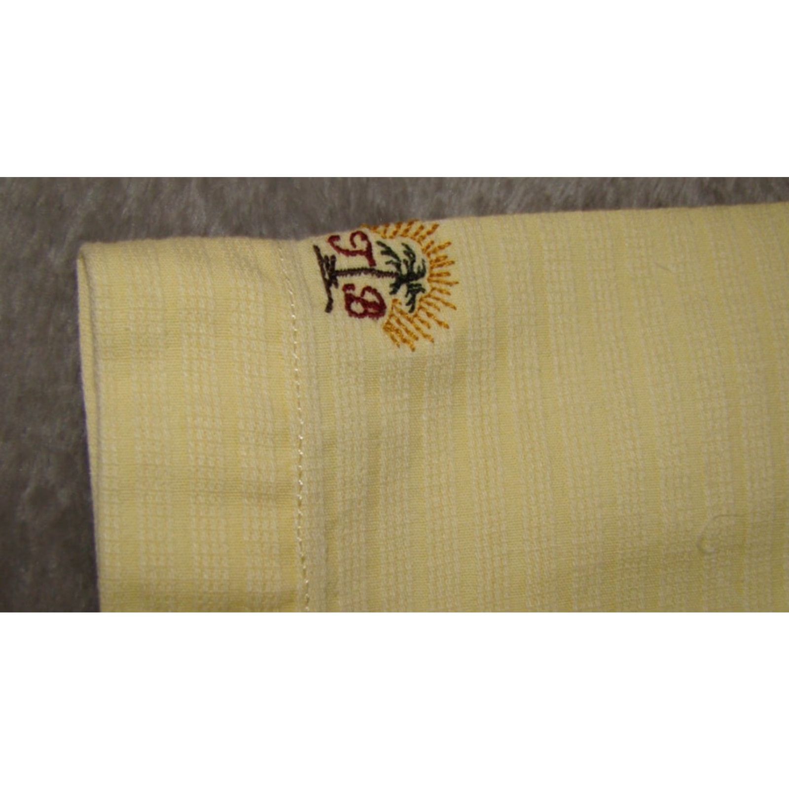 Tommy Bahama VINTAGE Tommy Bahama Mens XL Relax Deluxe Pelican Cigars Yellow Hawaiian Shirt Size US XL / EU 56 / 4 - 7 Thumbnail