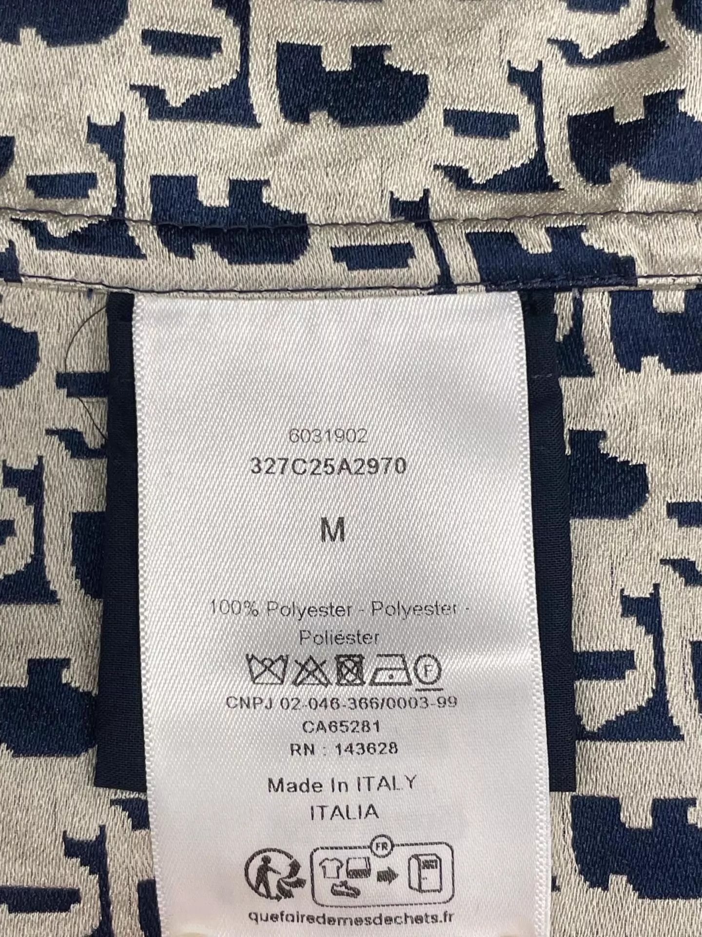 Dior Dior Oblique Print Hooded Zip Unisex Jacket Size US M / EU 48-50 / 2 - 6 Thumbnail