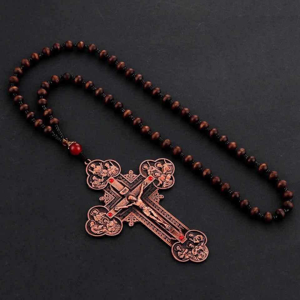 Vintage Jesus Christ Cross Pendant Necklace Size ONE SIZE - 2 Thumbnail