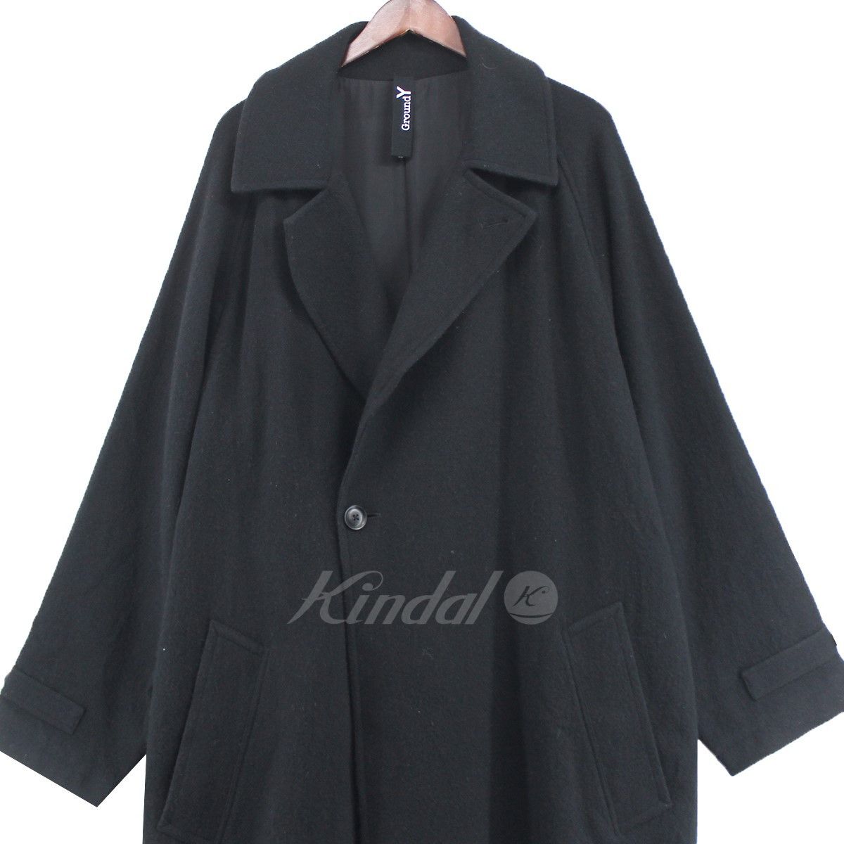 ジャケット・アウター GroundY Raglan Big Coat Ground Y (Yohji Yamamoto) 21AW Raglan Big Coat