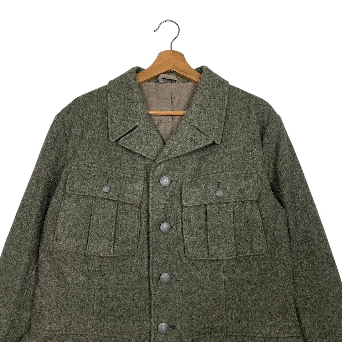 Vintage Vintage 40s WW2 Swedish Army Wool Uniform Jacket Size US M / EU 48-50 / 2 - 2 Thumbnail