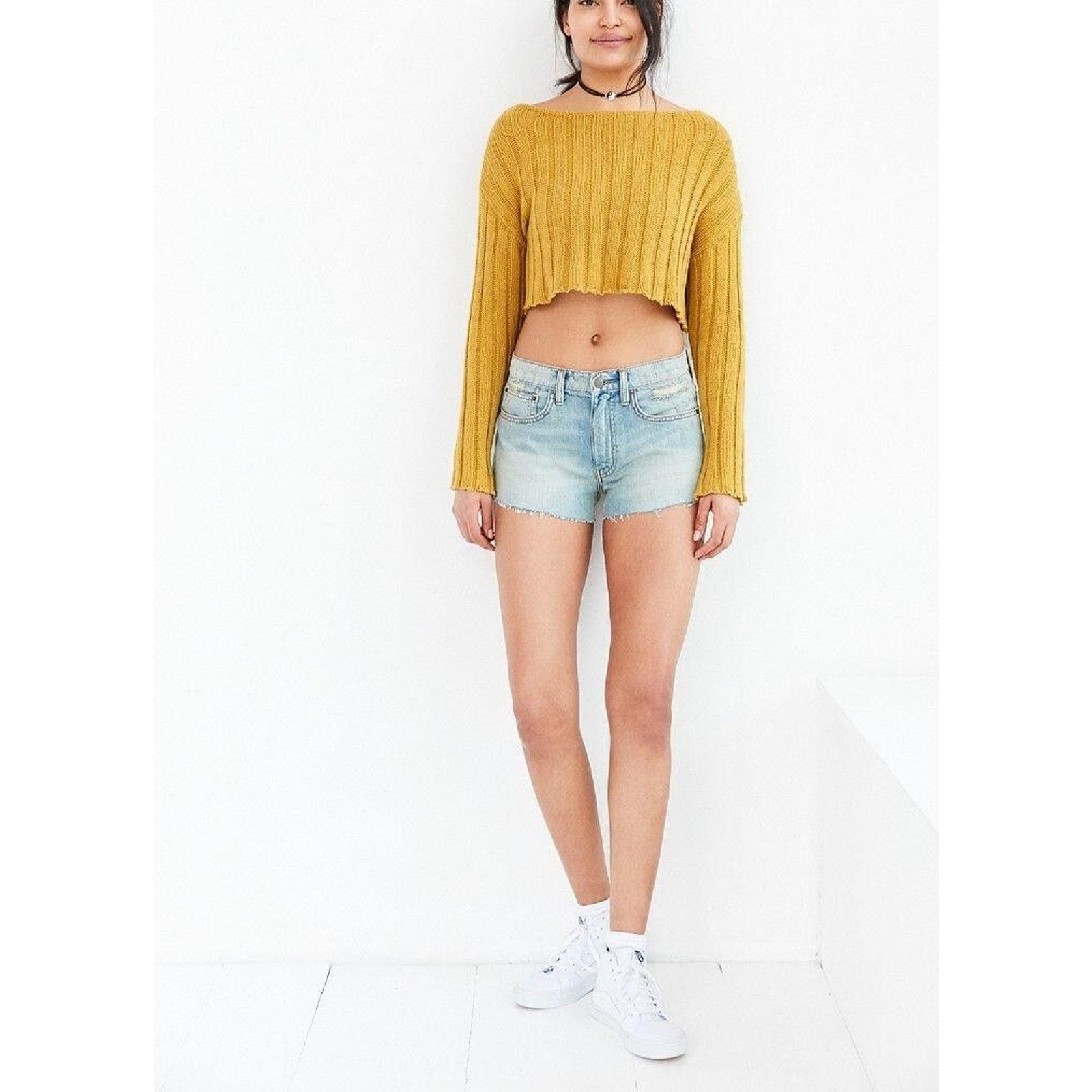Brandit × Urban Outfitters Urban Outfitters Essential Mid-rise Denim Shorts by BANDIT Size 28" / US 6 / IT 42 - 6 Thumbnail