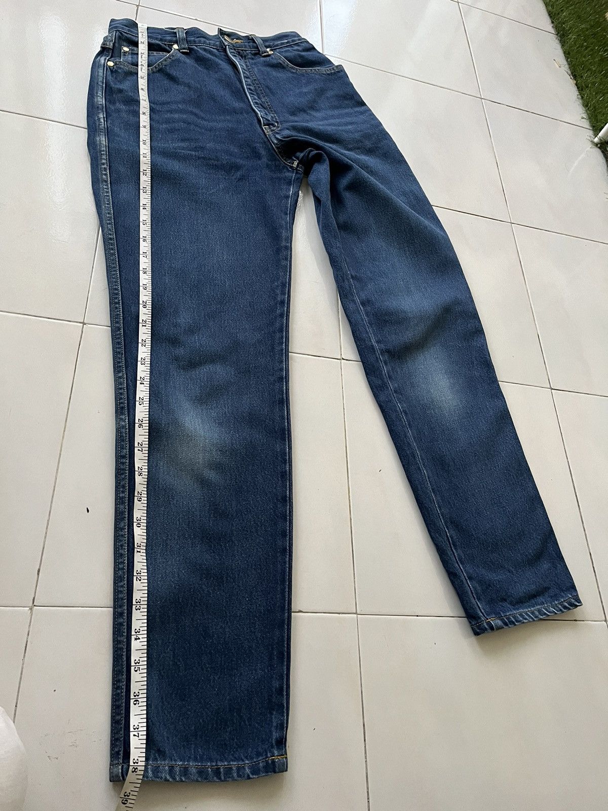 Yves Saint Laurent Yves Saint Lauren Embroidered Logo Size 24" / US 00 / IT 34 - 15 Thumbnail