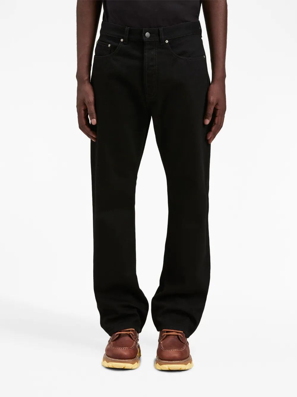 Palm Angels o1y0325 Denim Pant in Black Size US 31 - 2 Thumbnail