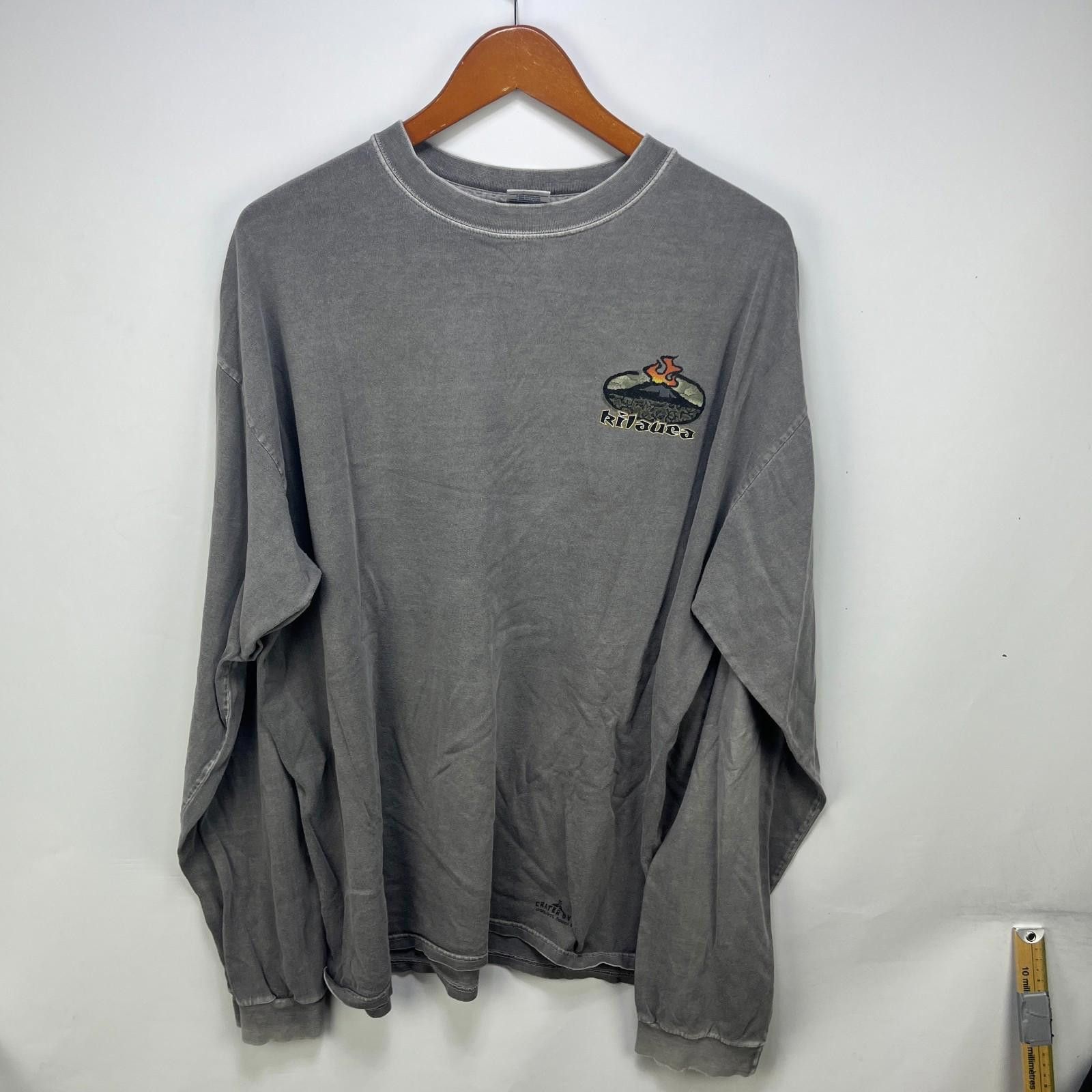 Vintage Vintage Hawaii Volcano Surf Sun Faded Long Sleeve Shirt 2XL Size US XXL / EU 58 / 5 - 3 Thumbnail