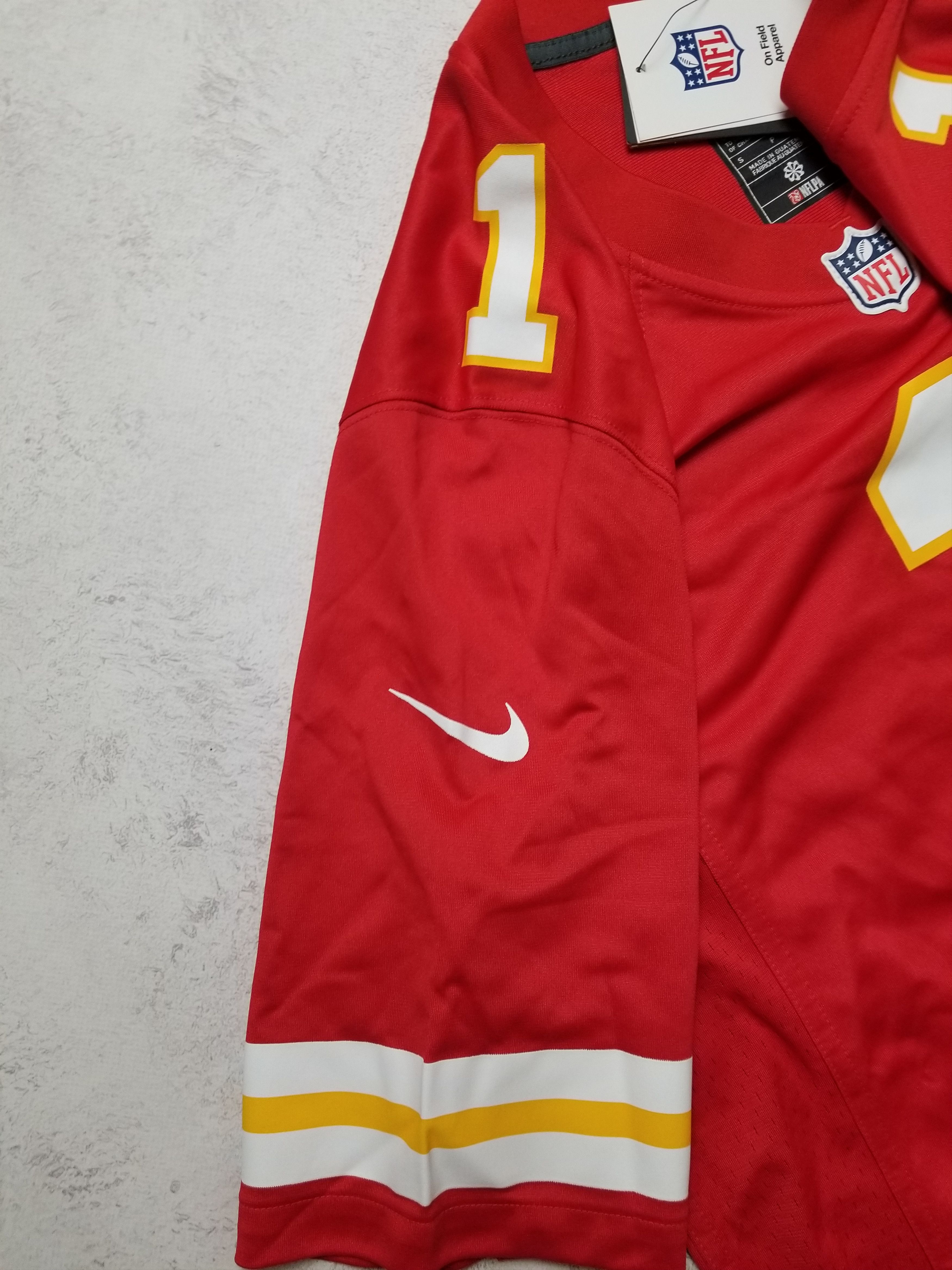 Nike Nike Xavier Worthy#1 Kansas City Chiefs On Field Red Jersey Size US S / EU 44-46 / 1 - 9 Thumbnail