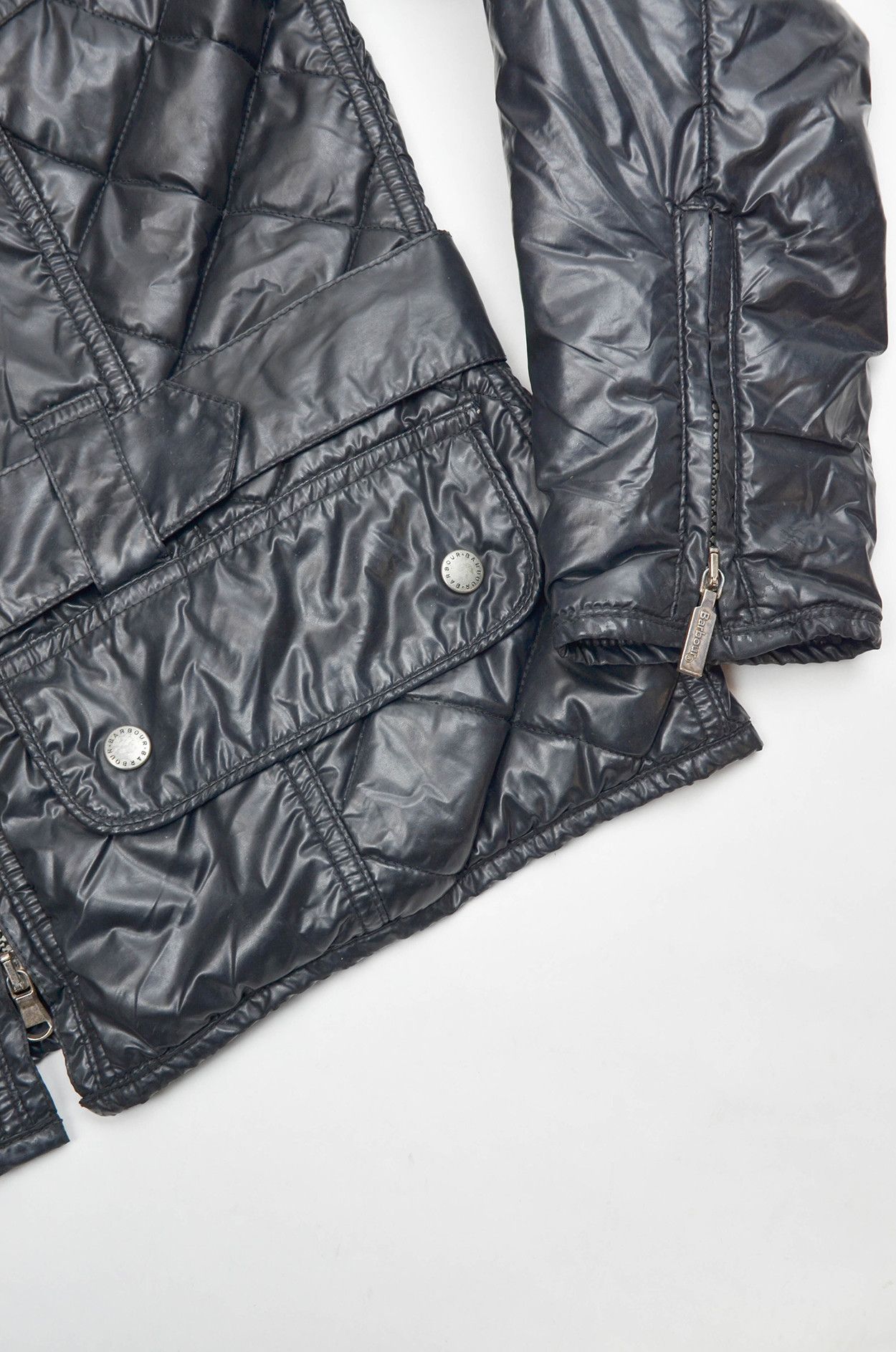 Barbour Barbour International Polarquilt Jacket Belted Black - 12 Size XL / US 12-14 / IT 48-50 - 4 Thumbnail