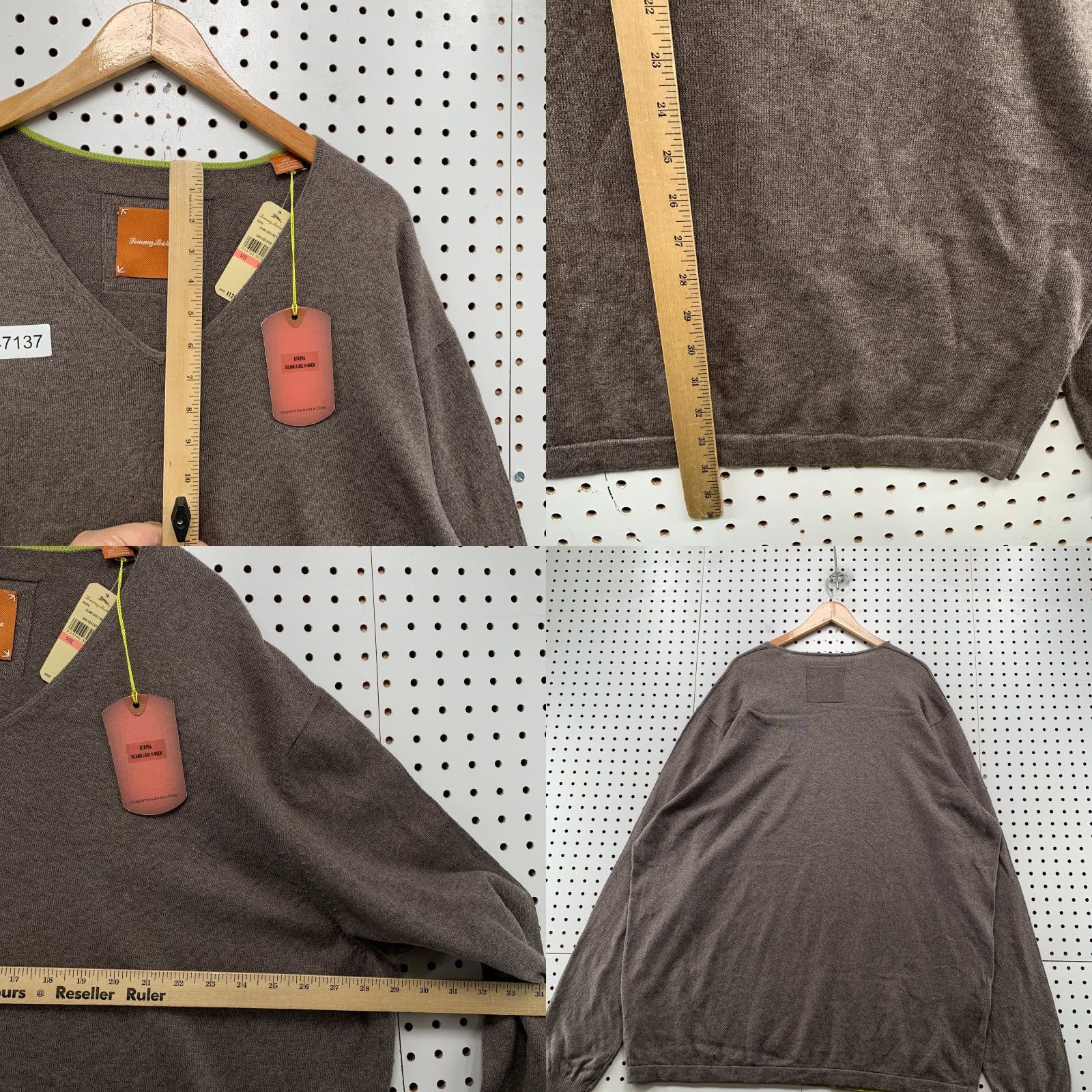 Tommy Bahama Tommy Bahama Mens Sweater Pullover 3XL NWT Brown Island Luxe Cashmere Blend Size US XXL / EU 58 / 5 - 9 Thumbnail