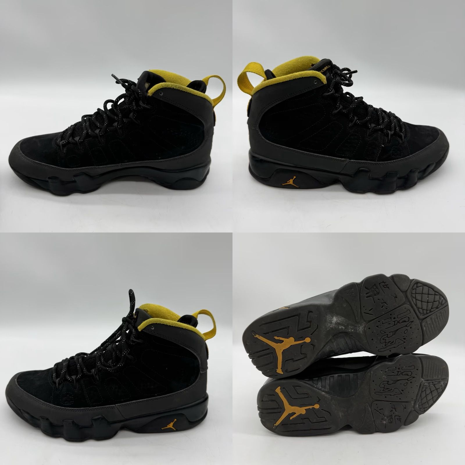 Jordan Brand Nike Air Jordan 9 Retro Black CT8019-070 Men’s 8 Sneaker Mid Top Retro 2021 Jordan 9 Retro Black Mens Size US 8 / EU 41 - 8 Thumbnail
