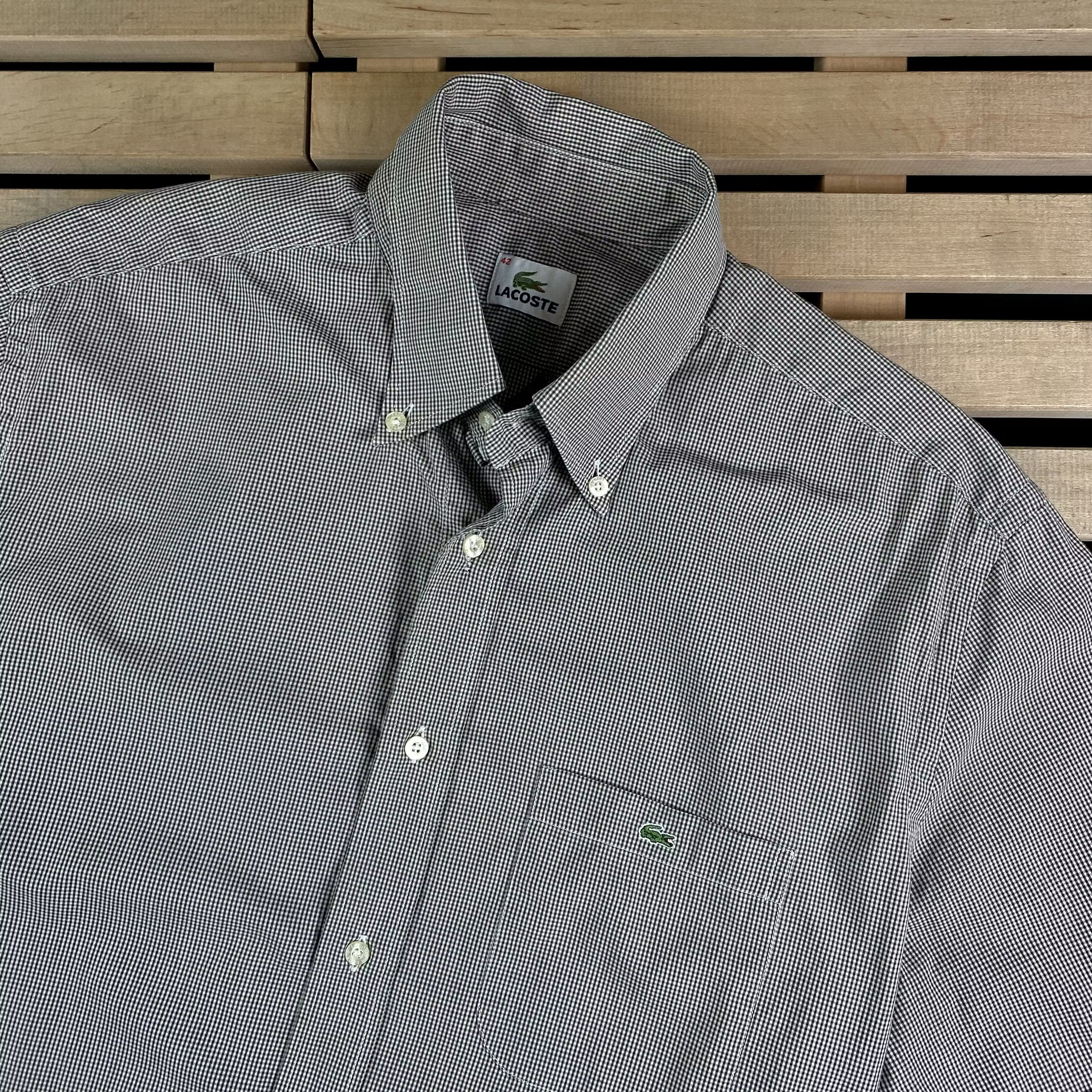 Lacoste × Vintage Mens Shirt Lacoste Vintage Size 42 Size US L / EU 52-54 / 3 - 2 Thumbnail