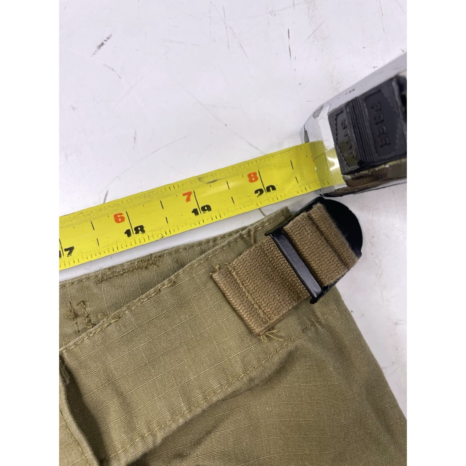 Vintage Helikon SFU Pants Mens Cargo Trousers Army Combat Uniform Trousers Ripstop XL Beige Size US 36 / EU 52 - 4 Thumbnail