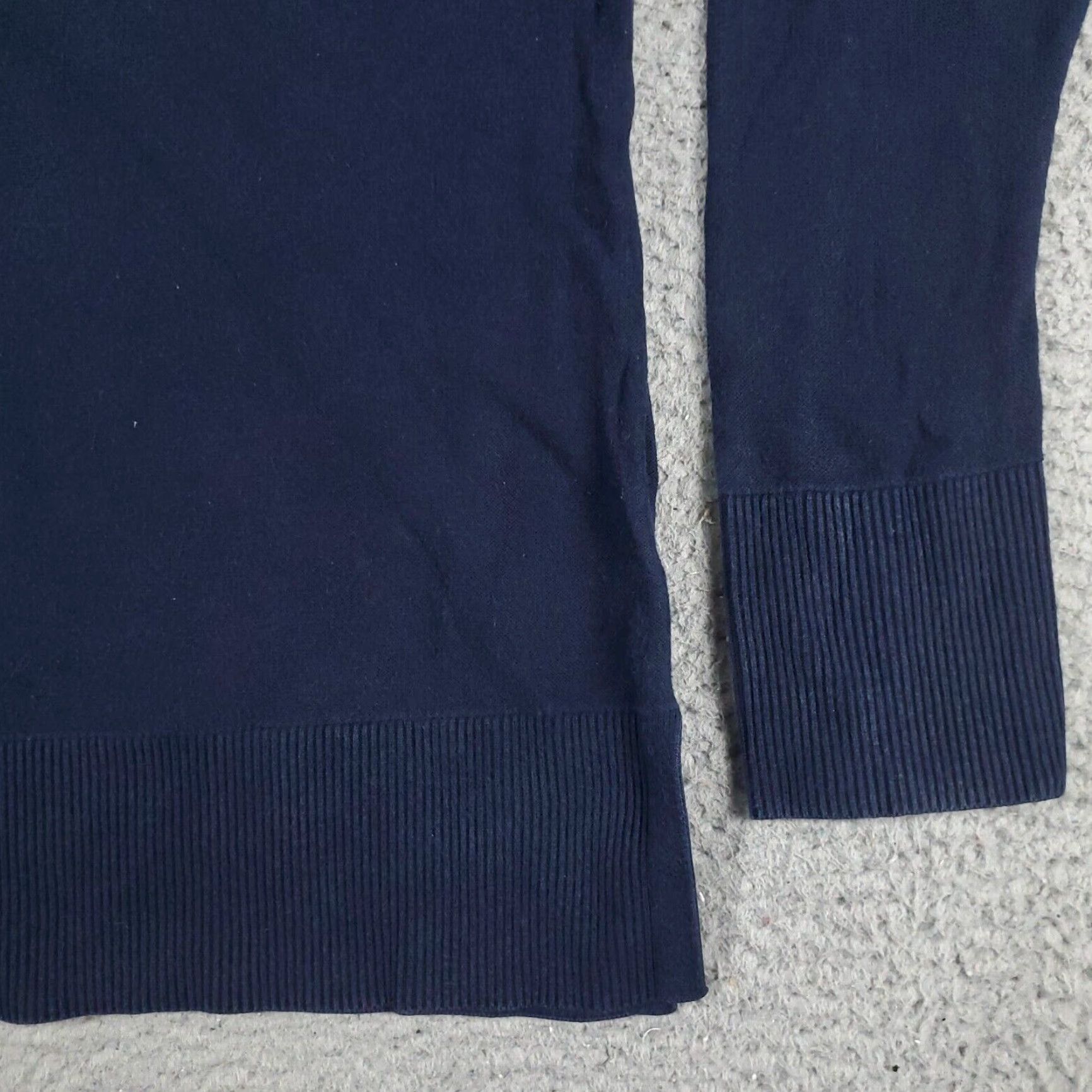 Tommy Hilfiger Tommy Hilfiger Pullover Sweater Womens Medium Blue Long Sleeve Crew Neck Cotton Blend Size M / US 6-8 / IT 42-44 - 4 Thumbnail