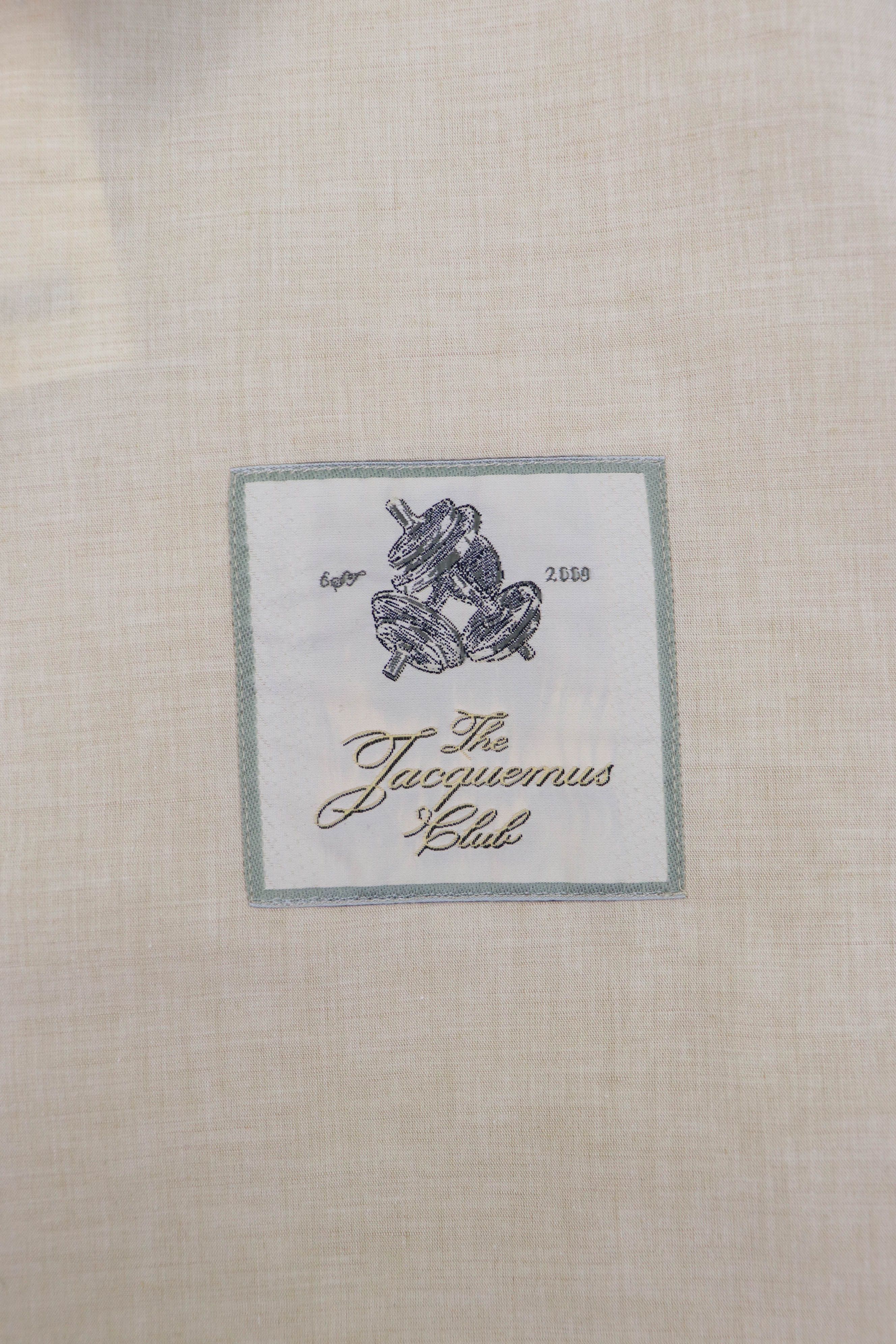 Jacquemus The Jacquemus La Croisiere Beige Linen Blend Oversized Shirt Size US XL / EU 56 / 4 - 8 Thumbnail
