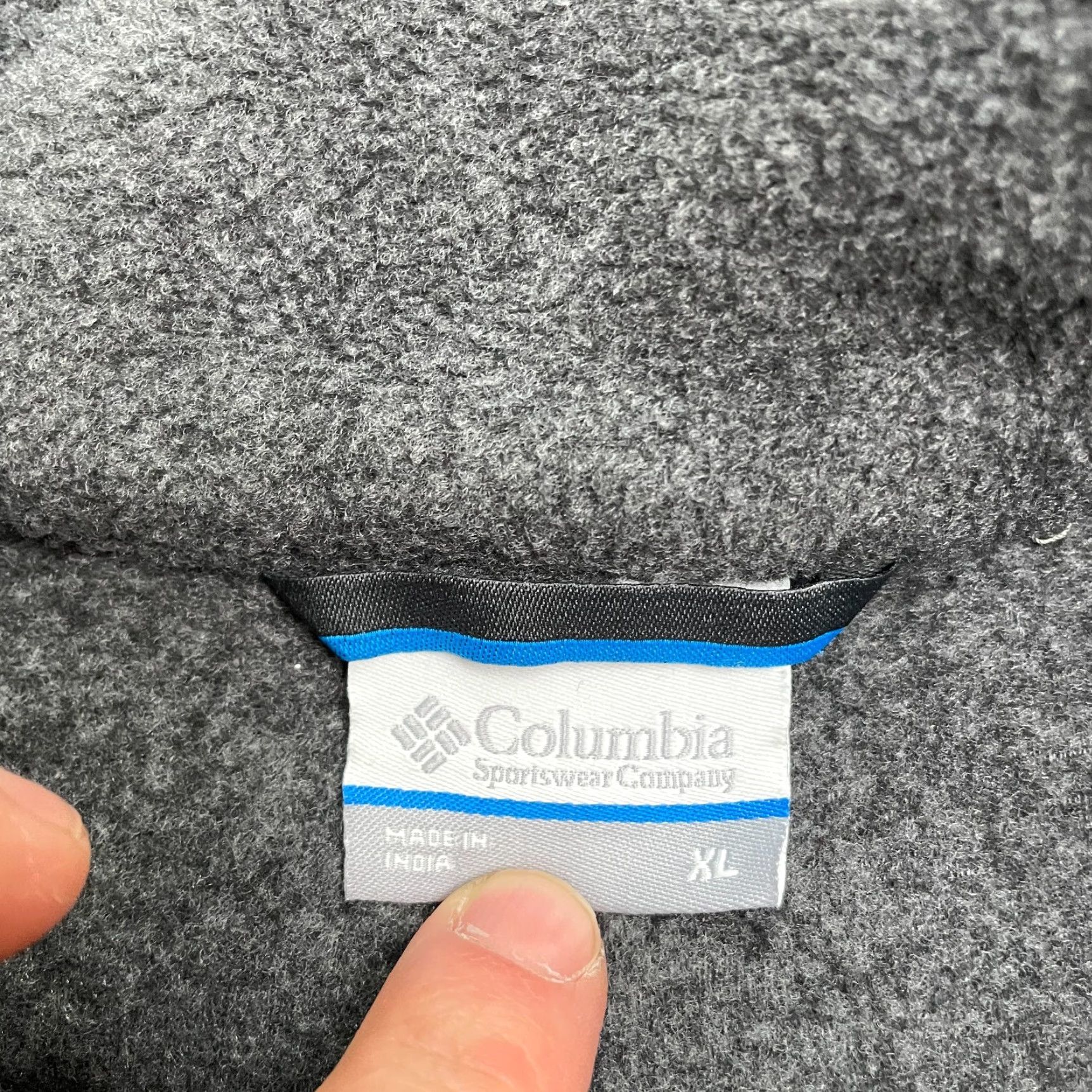 Vintage Columbia Steens Mountain Jacket Mens XL Dark Gray Full Zip Outdoor Hiking Fleece Size US XL / EU 56 / 4 - 5 Thumbnail