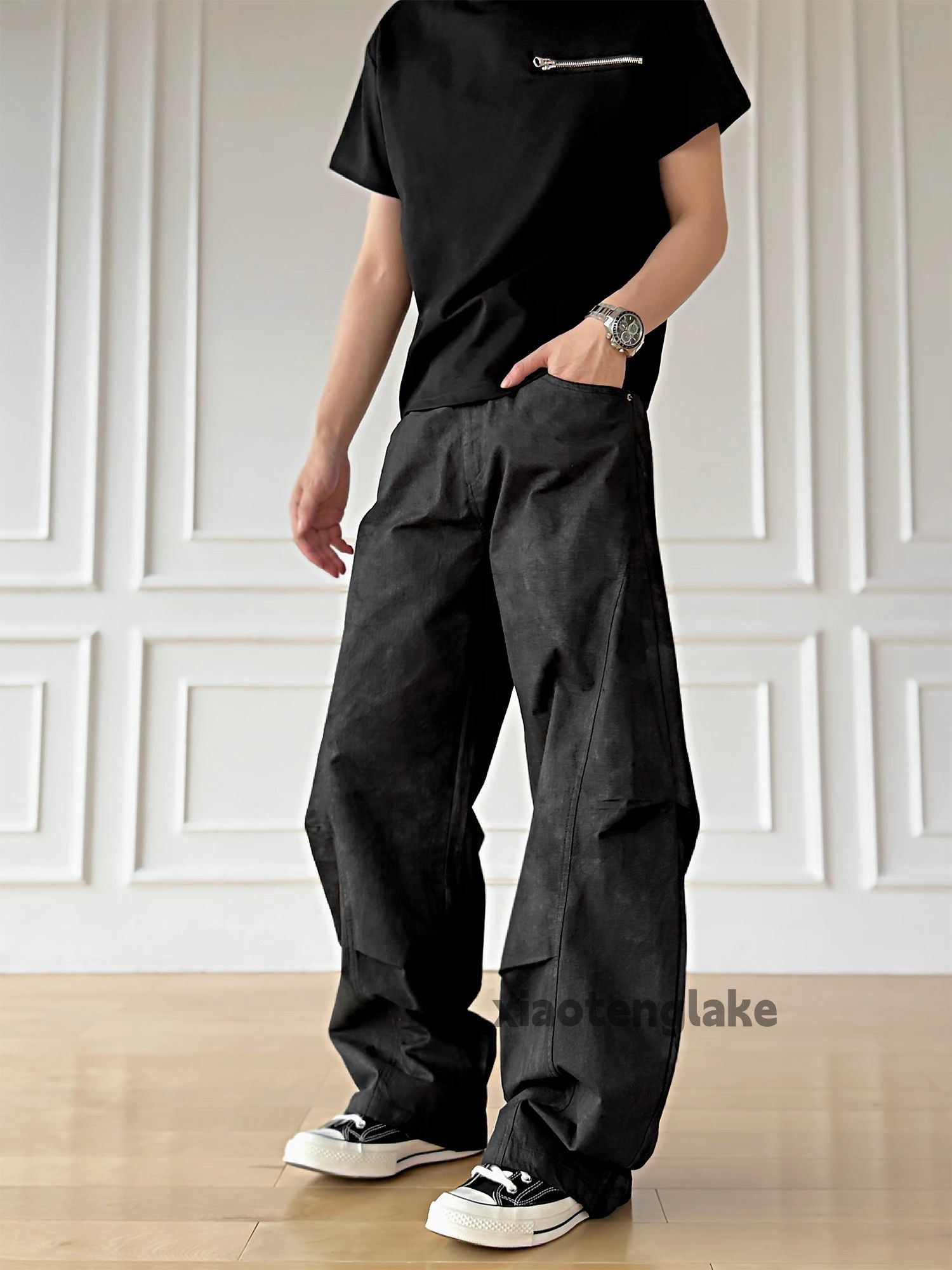 Vintage Washed faded loose baggy skate hiphop cargo pants Size US 32 / EU 48 - 8 Thumbnail