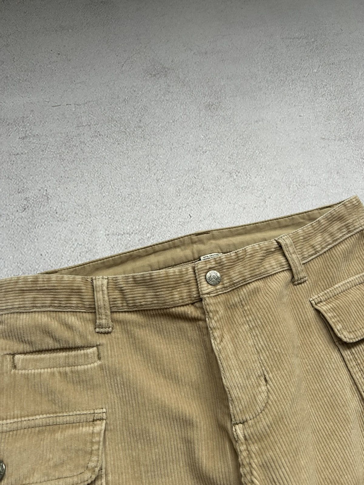 Polo Ralph Lauren × Vintage Polo Ralph Lauren Jeans women's velvet cargo pants size 6 Size 28" / US 6 / IT 42 - 6 Thumbnail