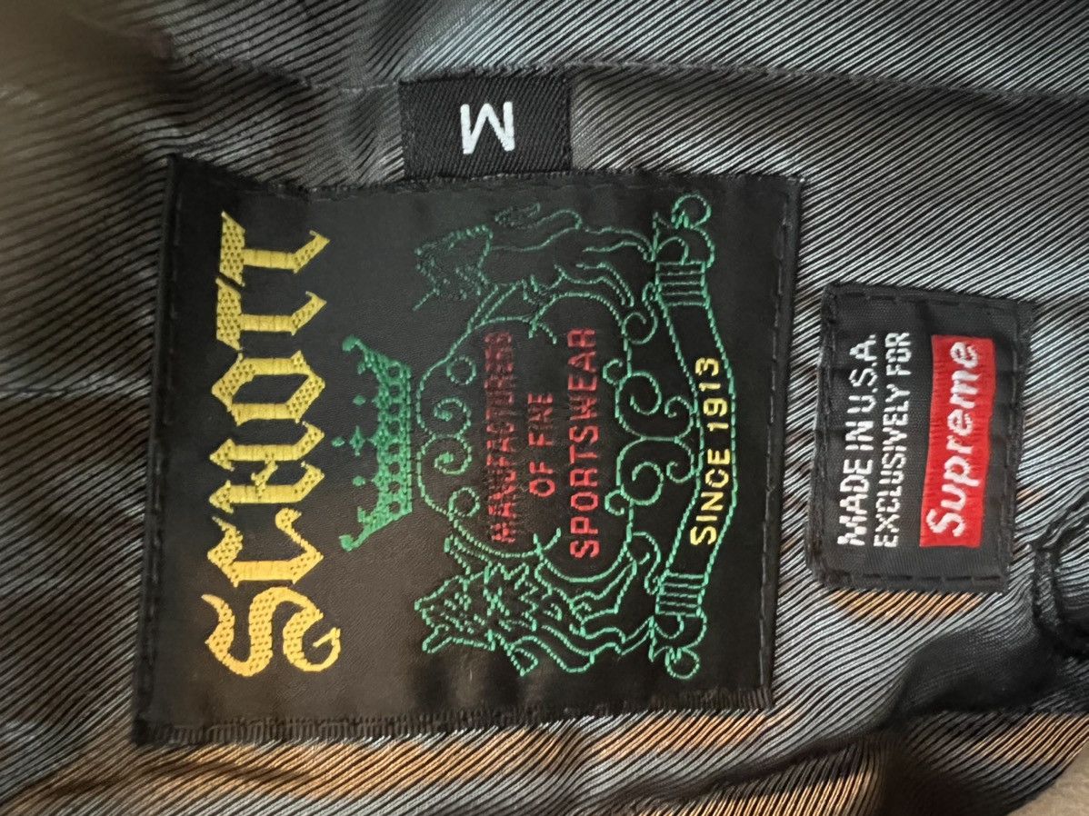 Schott × Supreme Supreme x Schott SS17 Silver Work Jacket Size US M / EU 48-50 / 2 - 5 Thumbnail