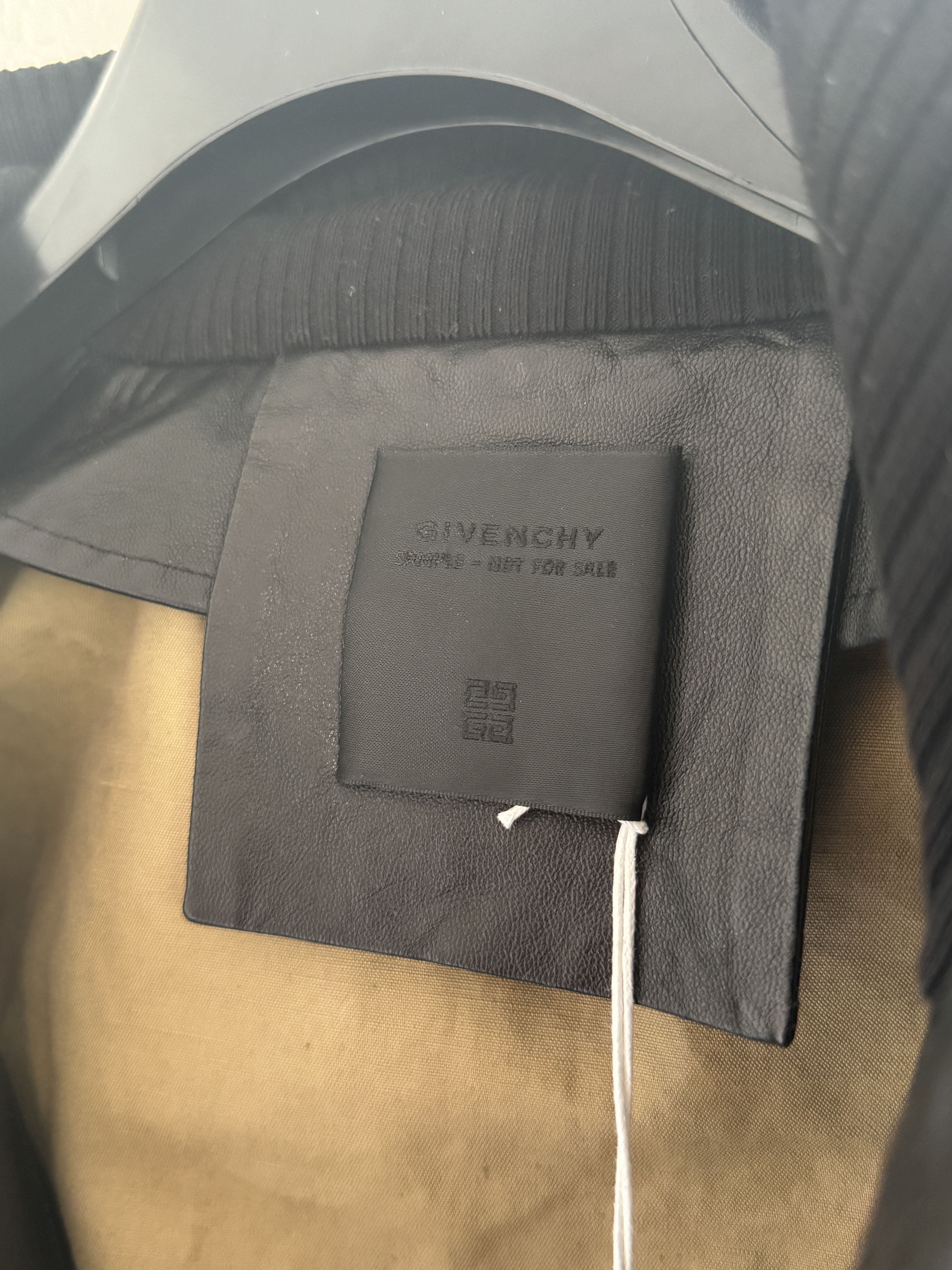 Givenchy Pre-Fall 2021 Campaign Sample Hybrid Leather Jacket Size US M / EU 48-50 / 2 - 24 Thumbnail