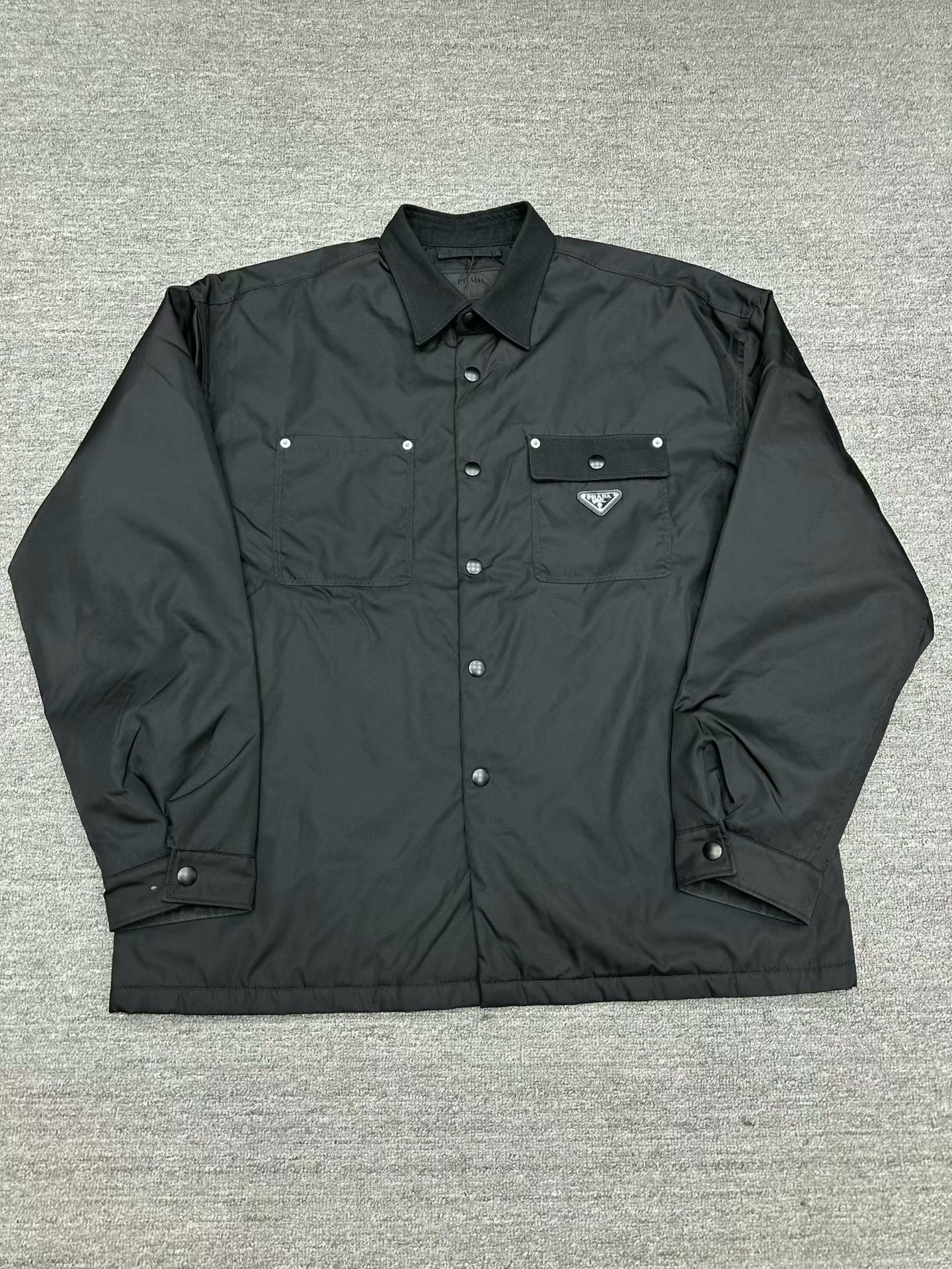 Prada prada new lightweight cotton jacket in black Size US XL / EU 56 / 4 - 1 Thumbnail