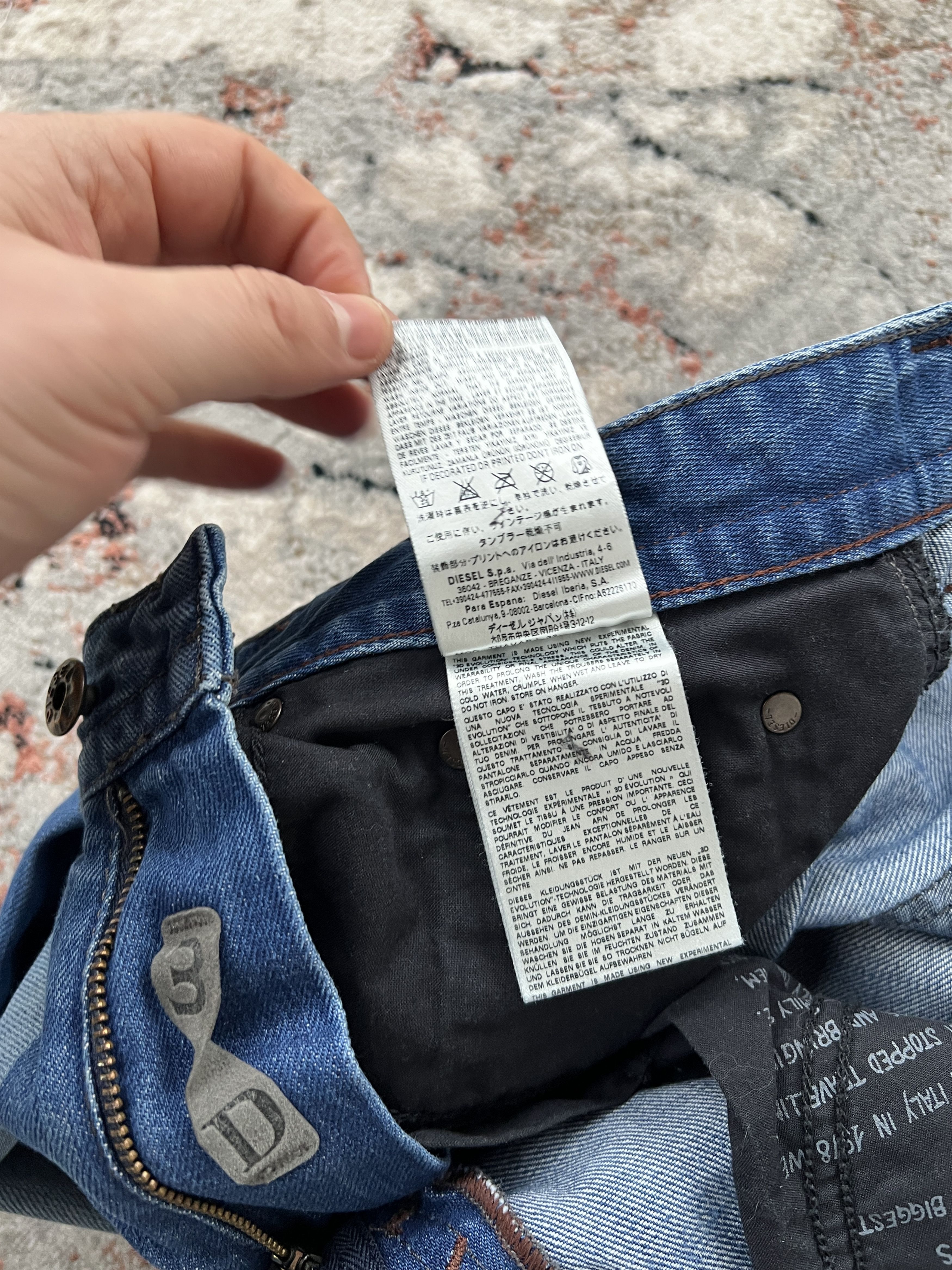 Diesel Diesel Thavar Slim-Skinny Jeans Size US 30 / EU 46 - 11 Thumbnail