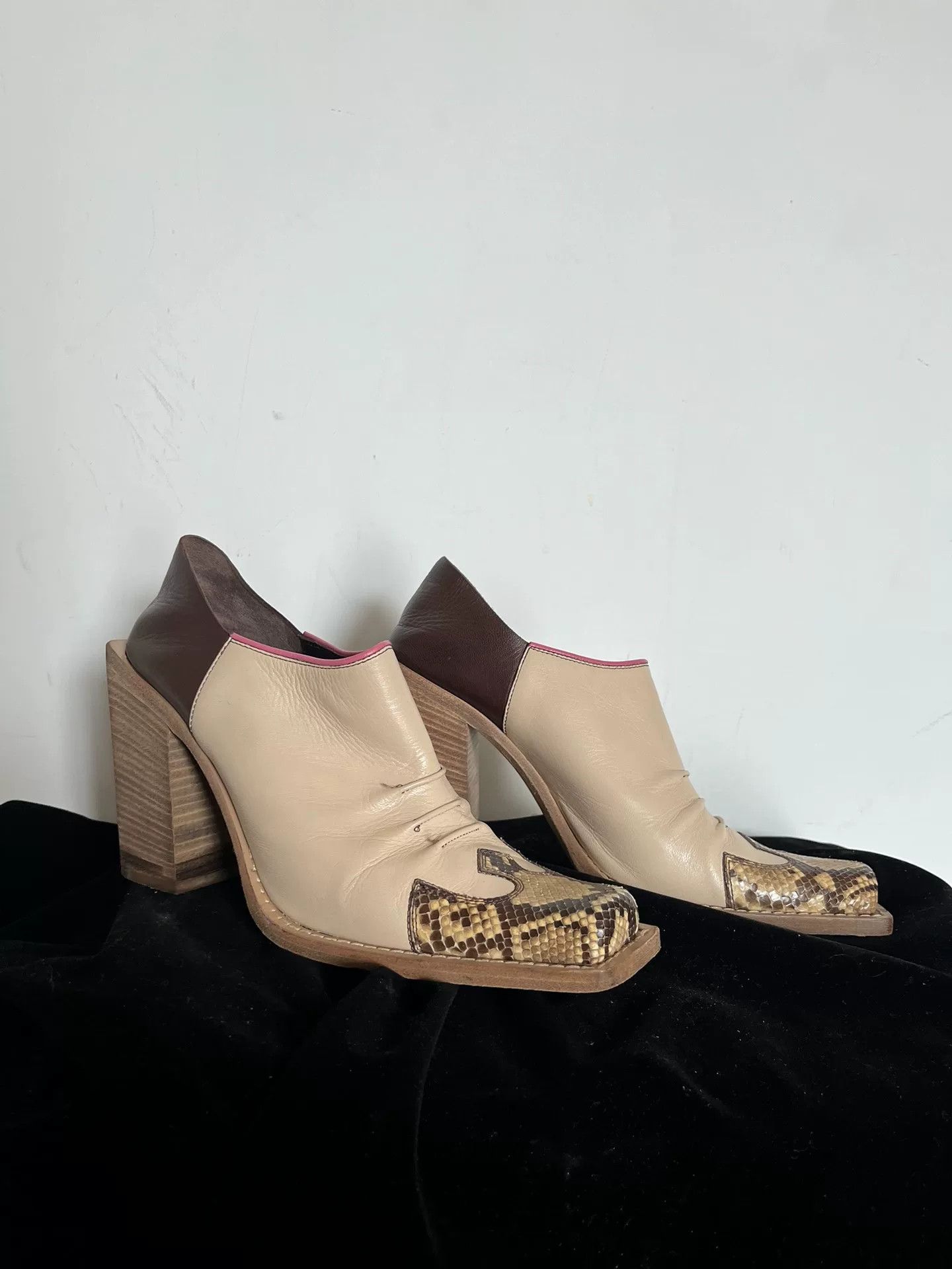 Miu Miu Miu Miu High-Heeled Boots Size US 8.5 / IT 38.5 - 1 Thumbnail