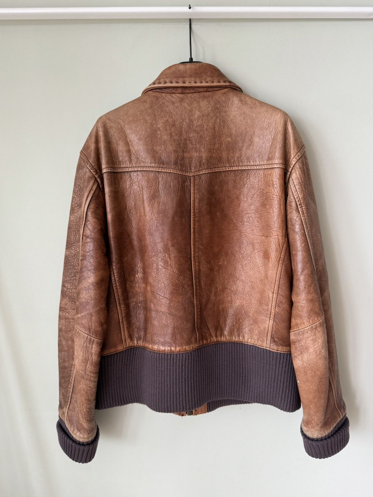 Lindbergh Lindbergh aviator leather jacket Size US M / EU 48-50 / 2 - 2 Thumbnail