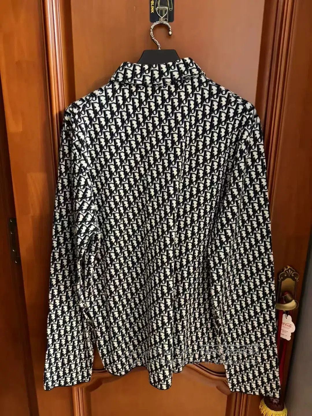 Dior classic dior printed knit shirt in black. Size US XXL / EU 58 / 5 - 2 Thumbnail