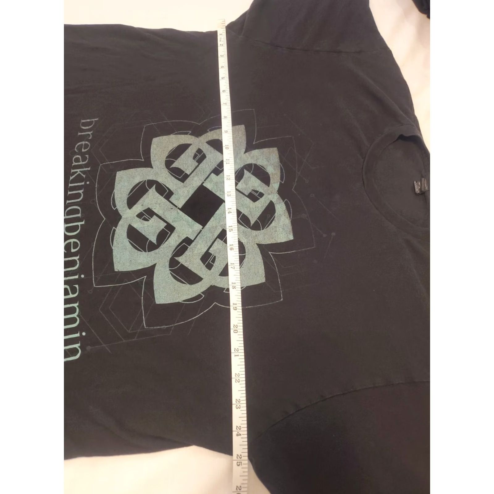 Tultex Breaking Benjamin Official 2018 US Tour Concert Shirt Double Sided Size XL Men Size US XL / EU 56 / 4 - 6 Thumbnail
