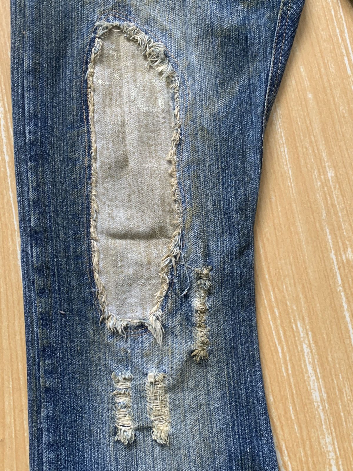 In The Attic Rare Distressed In The Attic Flare Denim Jeans Pants Size US 31 - 12 Thumbnail