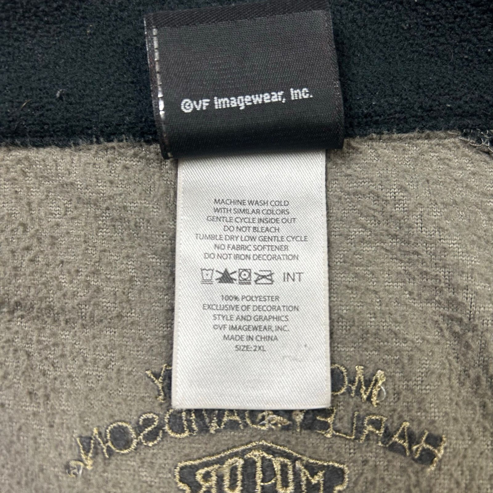 Harley Davidson Harley Davidson Motorcycles Fleece Jacket Full Zip Sweater Size US XXL / EU 58 / 5 - 6 Thumbnail