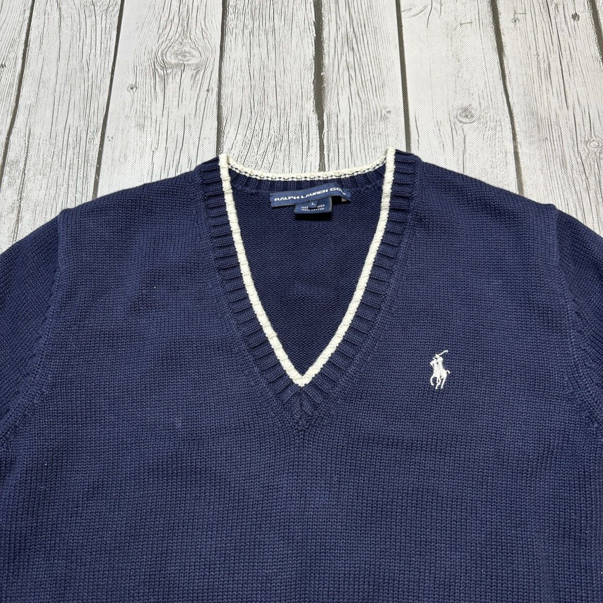 Ralph Lauren × Vintage Vintage Ralph Lauren Golf sweater Size L / US 10 / IT 46 - 3 Thumbnail
