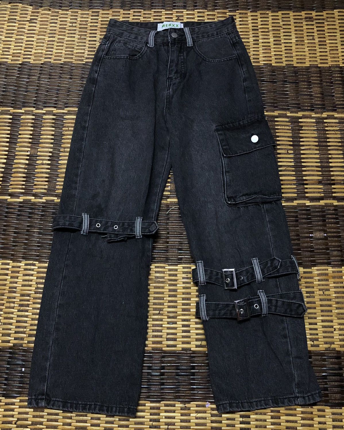If Six Was Nine × Japanese Brand × Le Grande Bleu (L.G.B.) MEBXX BONDAGE DESIGN CARGO STYLE (UNISEX) Size US 27 - 10 Thumbnail
