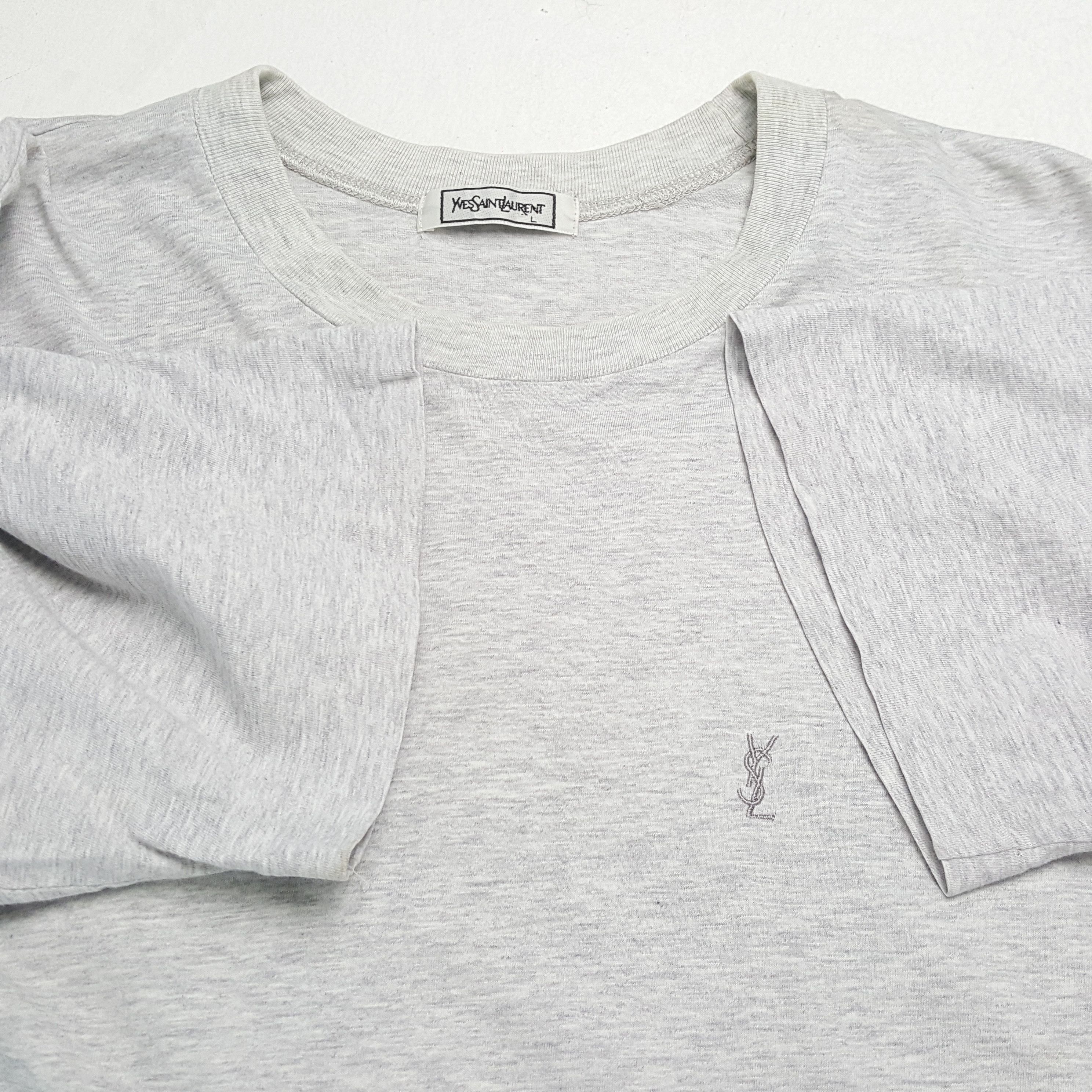Vintage × Yves Saint Laurent Vintage YVES SAINT LAURENT Italian Brand T-Shirts Size US M / EU 48-50 / 2 - 6 Thumbnail