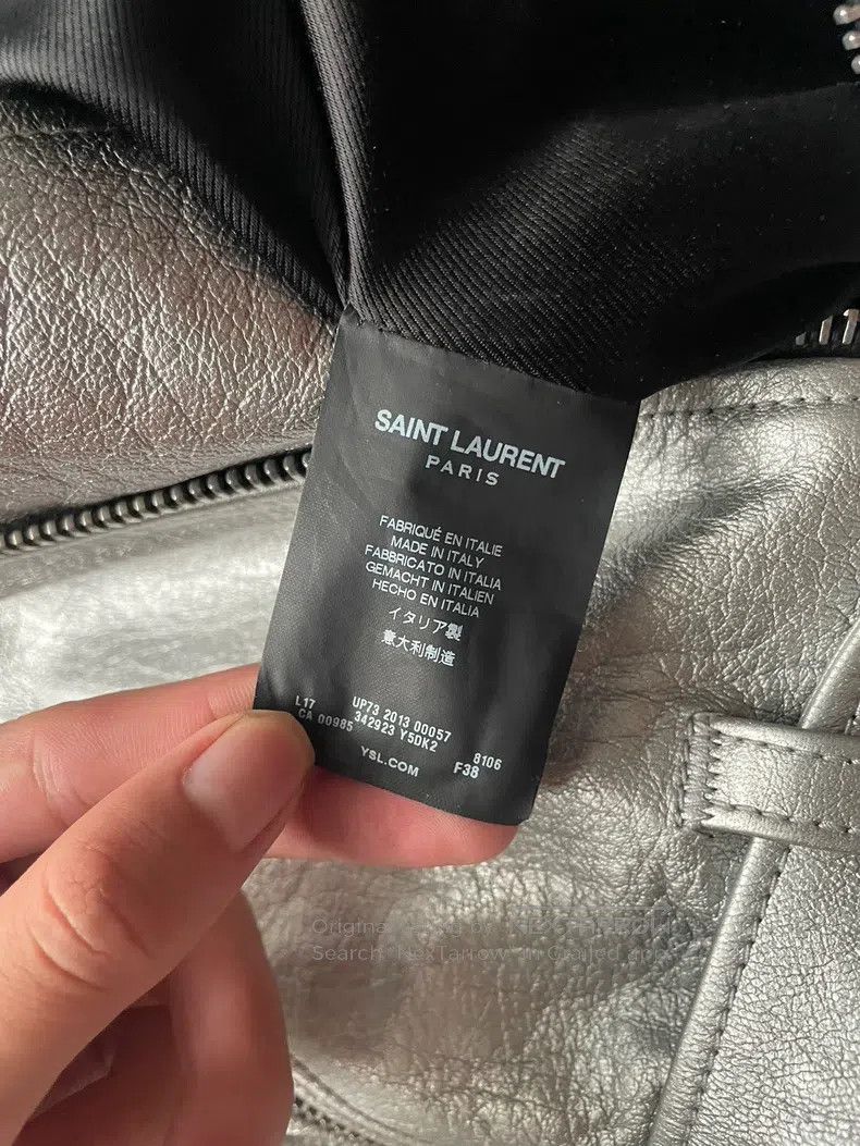 Saint Laurent Paris Saint Laurent Paris Leather Jacket Size XS / US 0-2 / IT 36-38 - 5 Thumbnail