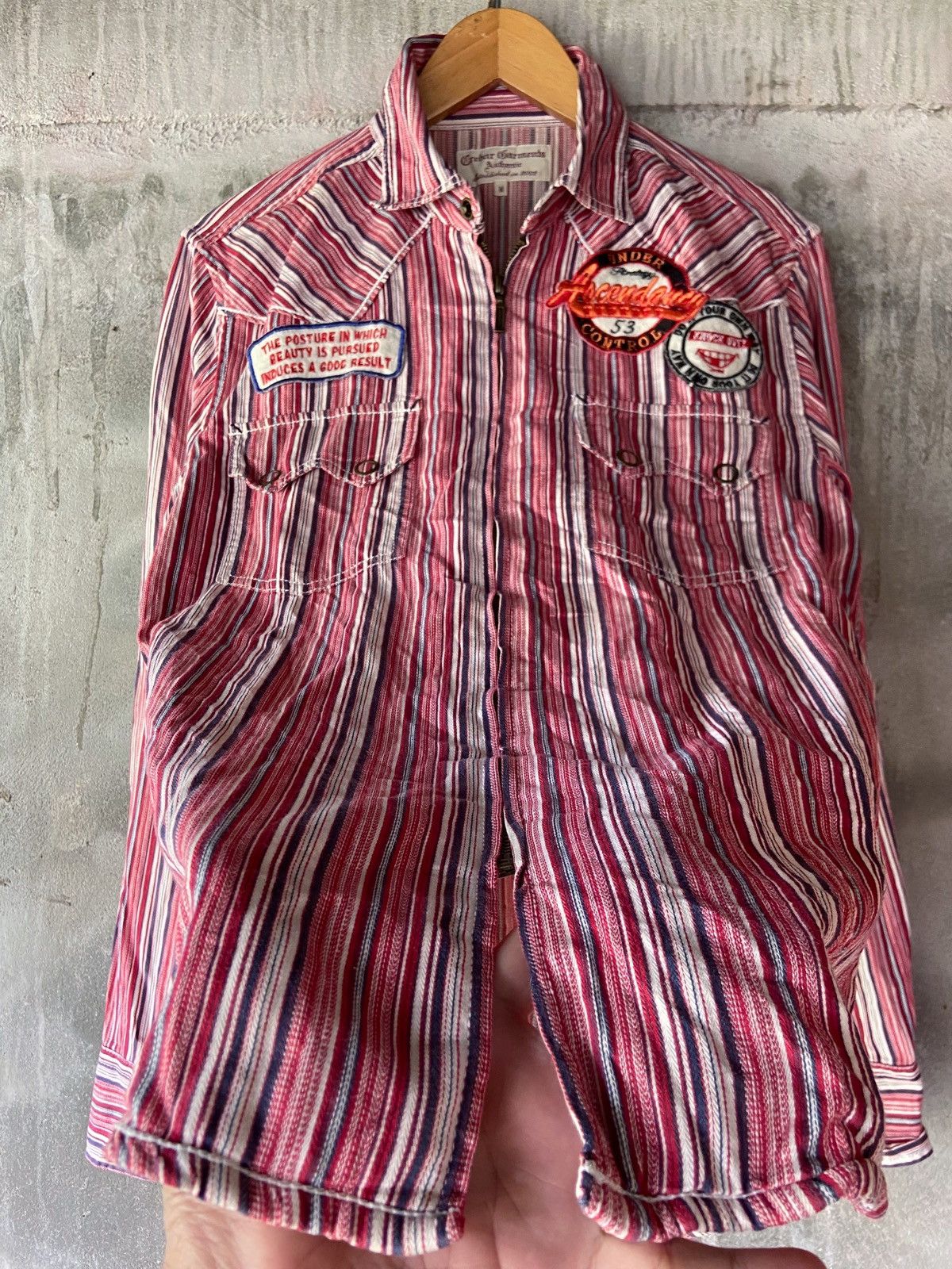 Japanese Brand THE POSTURE IN WHICH BEAUTY BUTTON DOWN SHIRT Size US M / EU 48-50 / 2 - 11 Thumbnail