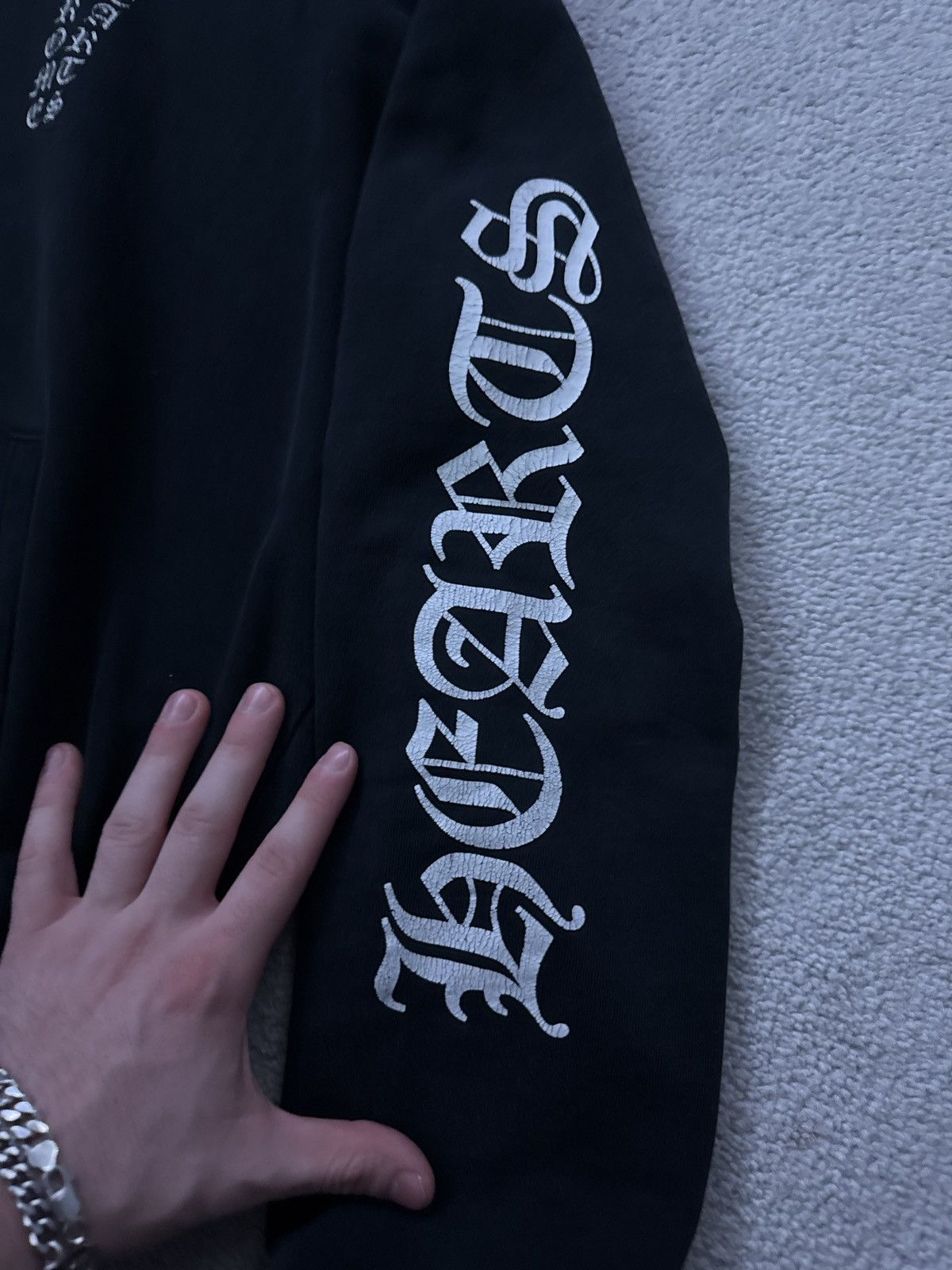 Chrome Hearts Chrome Hearts Scroll Hoodie Size US S / EU 44-46 / 1 - 5 Thumbnail