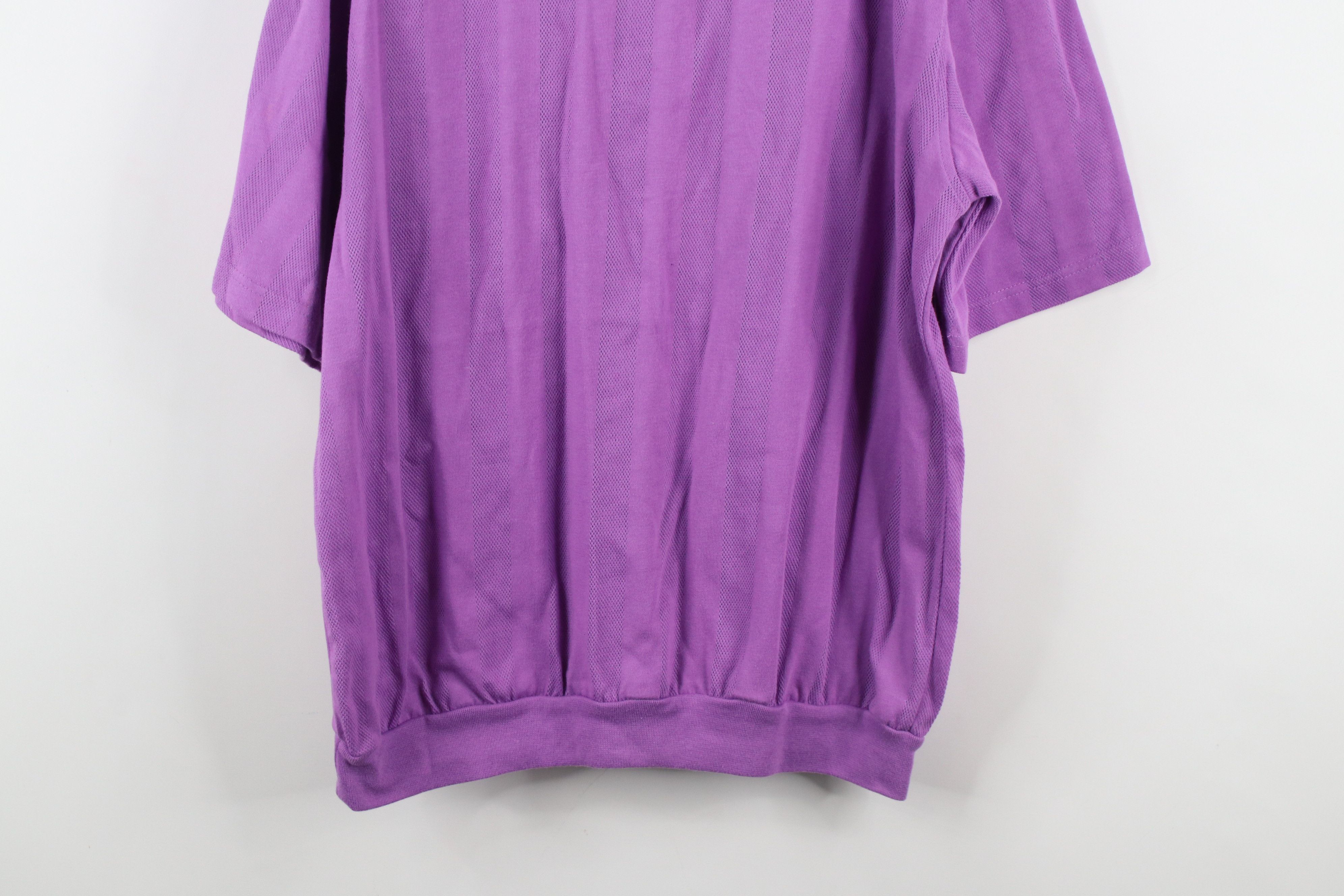 Vintage Vintage 90s Streetwear Blank Mesh Vented Pullover Polo Shirt Size US L / EU 52-54 / 3 - 12 Thumbnail