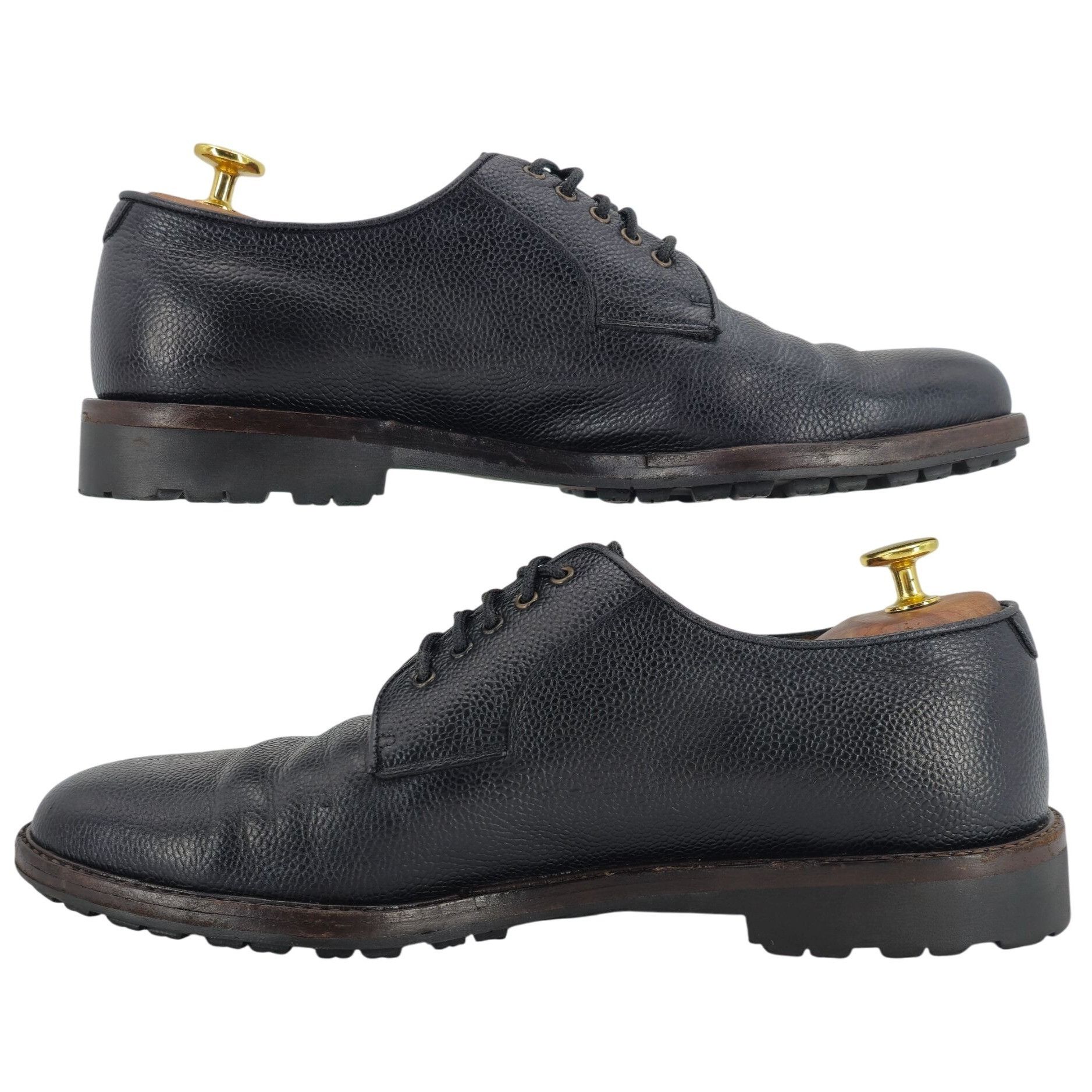 Salvatore Ferragamo Vintage Salvatore Ferragamo Italy Men 9.5 Black Leather Shoe Size US 9.5 / EU 42-43 - 10 Thumbnail