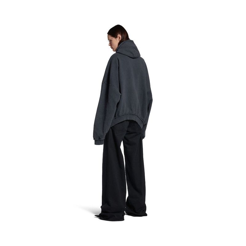 Balenciaga o1tr1nto0526 Fashion Designer Pulled Zip-up Hoodie Large Fit Size L / US 10 / IT 46 - 4 Thumbnail