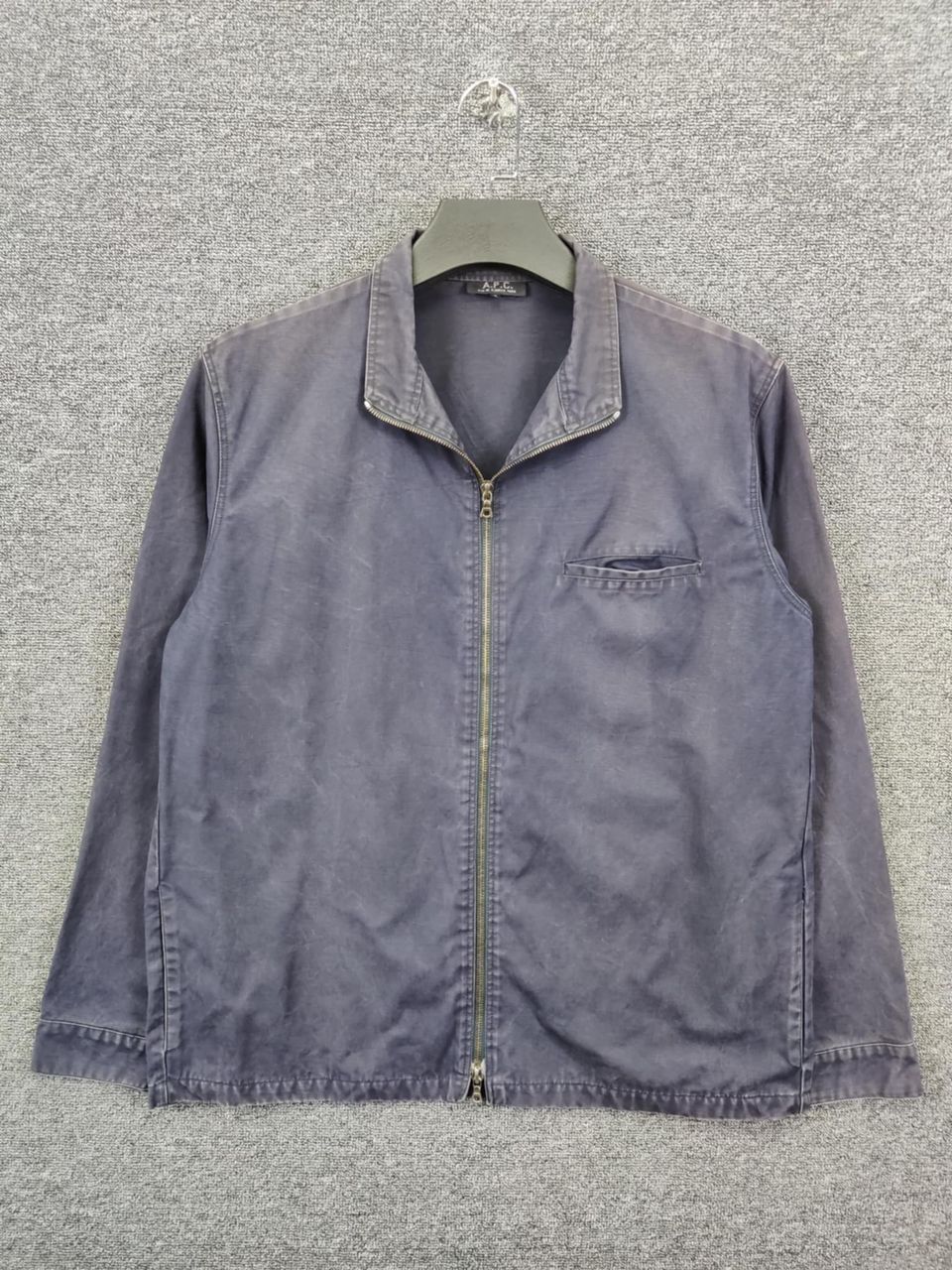 A.P.C. Vintage A.P.C Workers Zipper Jacket Size US L / EU 52-54 / 3 - 1 Thumbnail