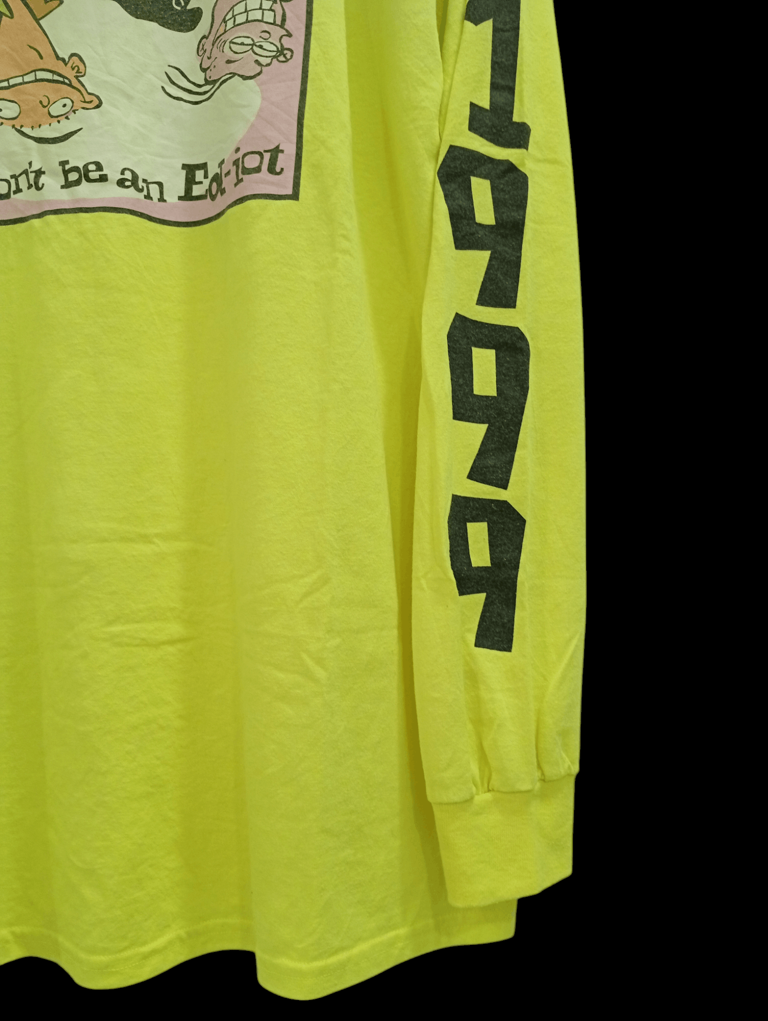 Cartoon Network × Vintage 🔥🔥Ed,Edd N Eddy Don't Be An Ed-iot LS T-Shirt Size US L / EU 52-54 / 3 - 10 Thumbnail