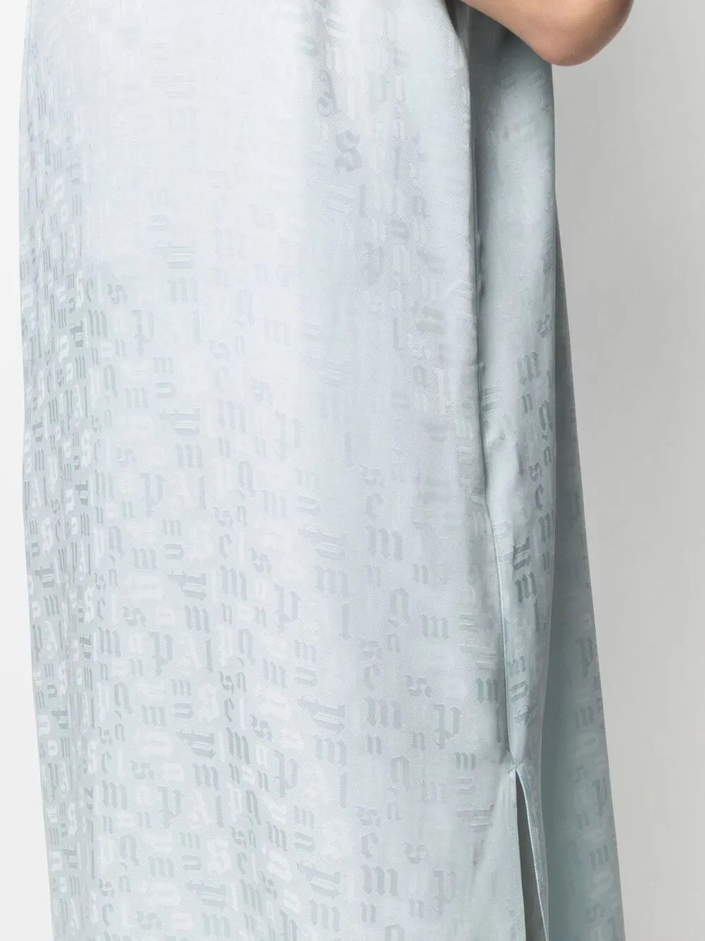 Palm Angels o1y1125 Midi Dress in Sky Blue Size XS / US 0-2 / IT 36-38 - 2 Thumbnail