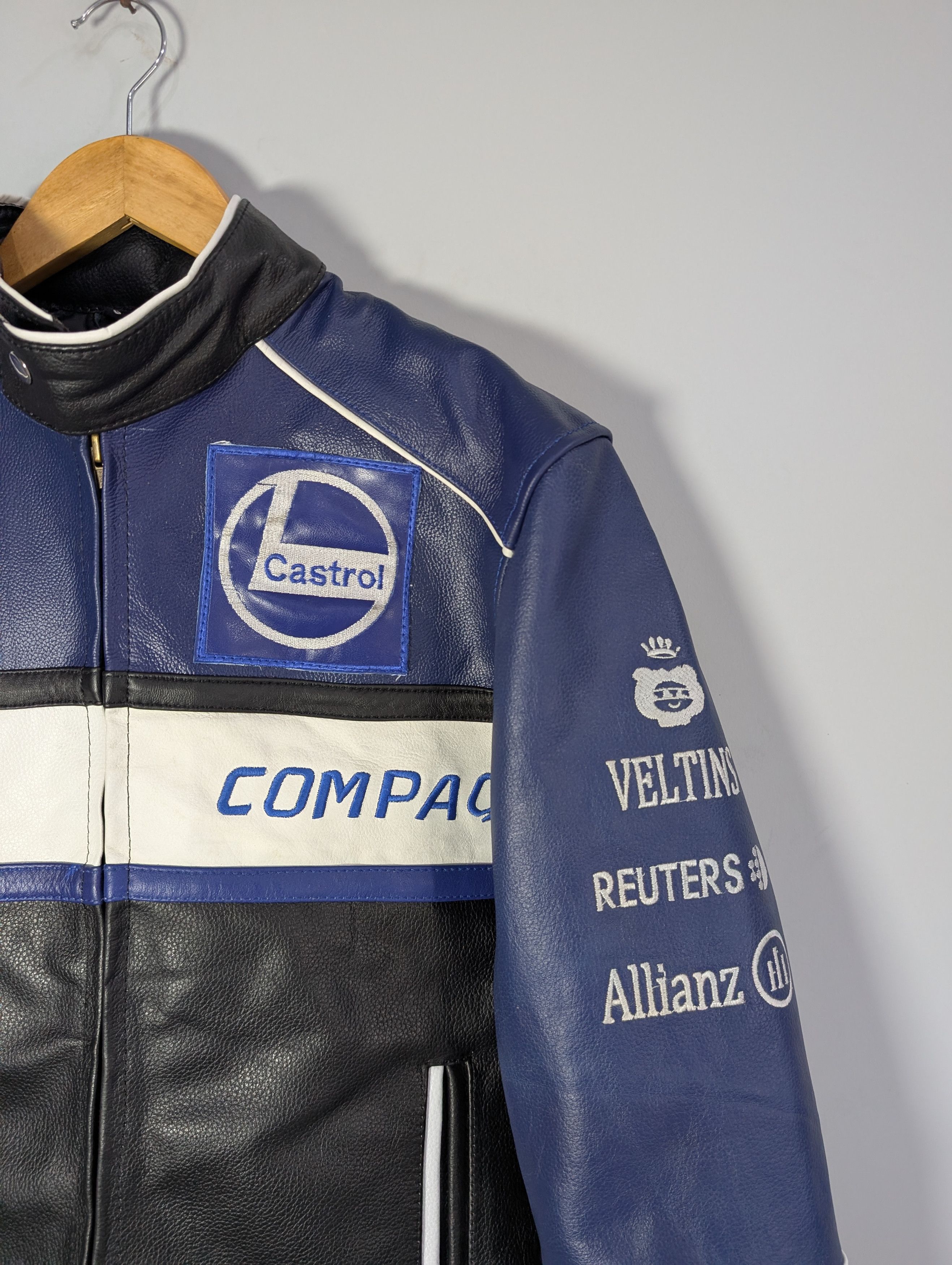 Vintage 🔥BMW🔥 Vintage Racing Leather Jacket Rare Size M / US 6-8 / IT 42-44 - 5 Thumbnail