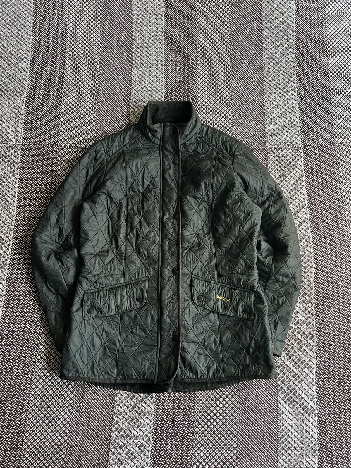 Barbour Vintage Barbour Cavarly Quilted Jacket Mens Solid Style UK16 Size US L / EU 52-54 / 3 - 1 Thumbnail