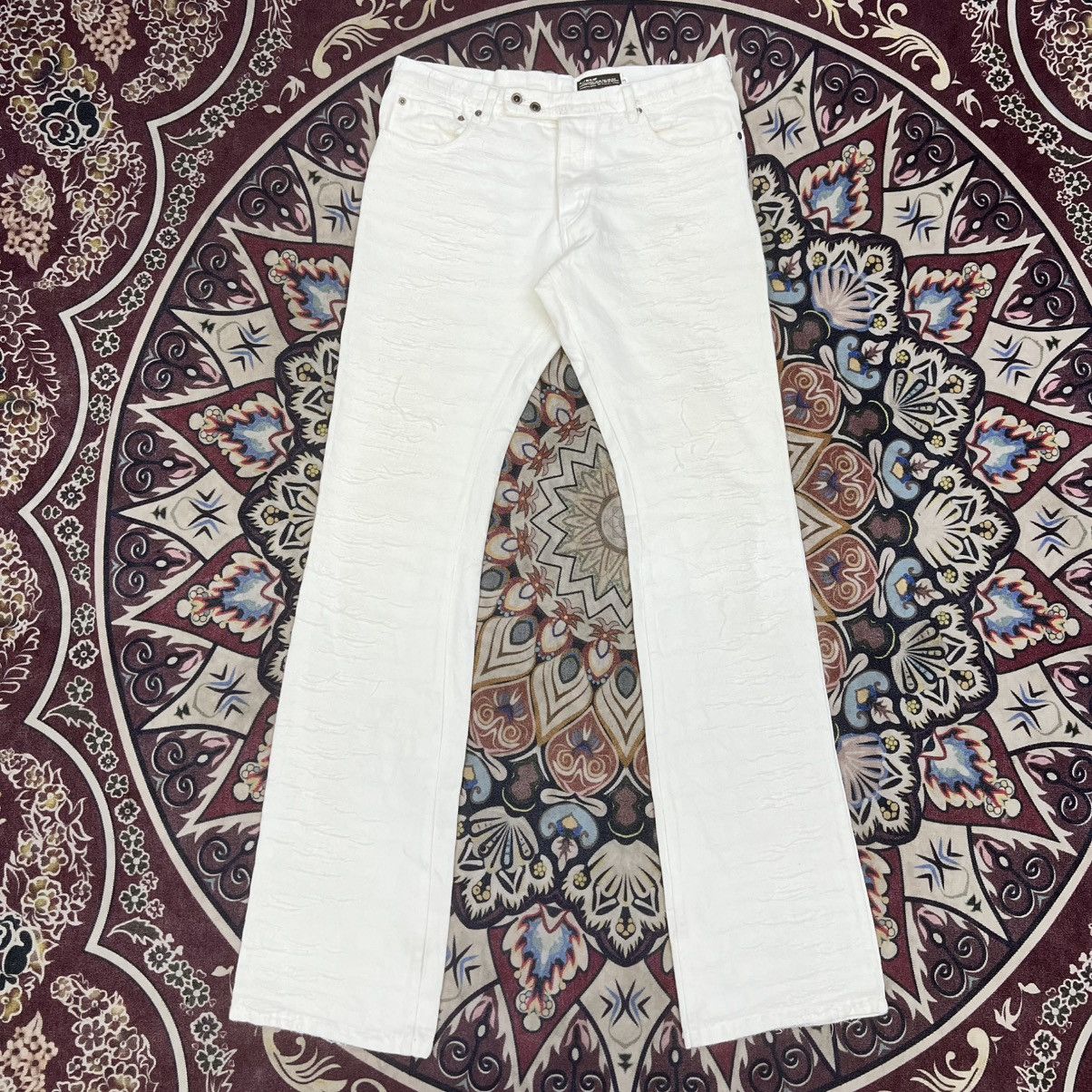 L7 Real Hip L7 REAL HIP DISTINCTIVE RIP AND REPAIR DESIGN FLARE JEANS Size US 32 / EU 48 - 1 Thumbnail